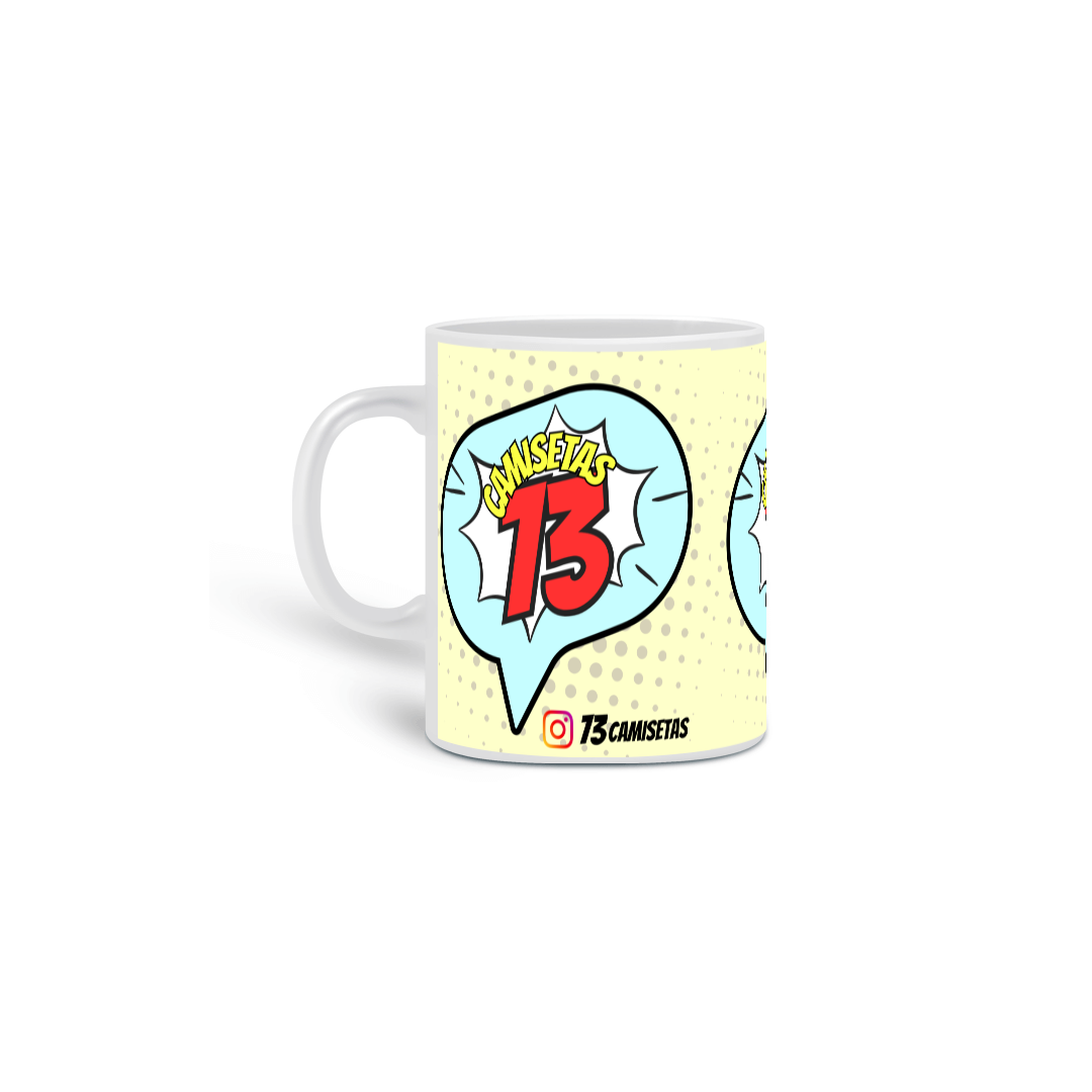 Nome do produto: Logo 73 Camisetas Caneca Amarelo