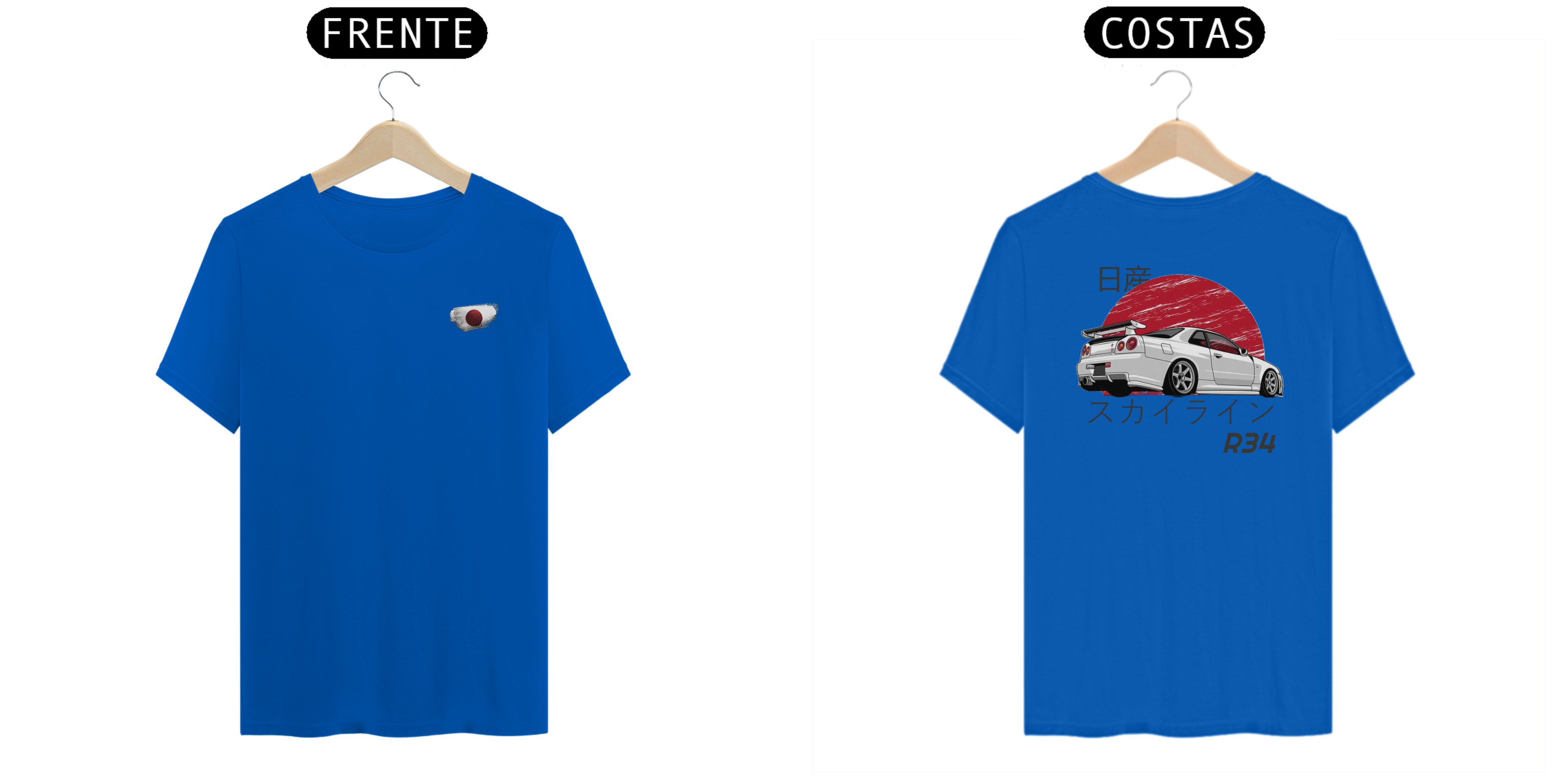 Nome do produto: Camiseta Nissan Skyline R34 Japan