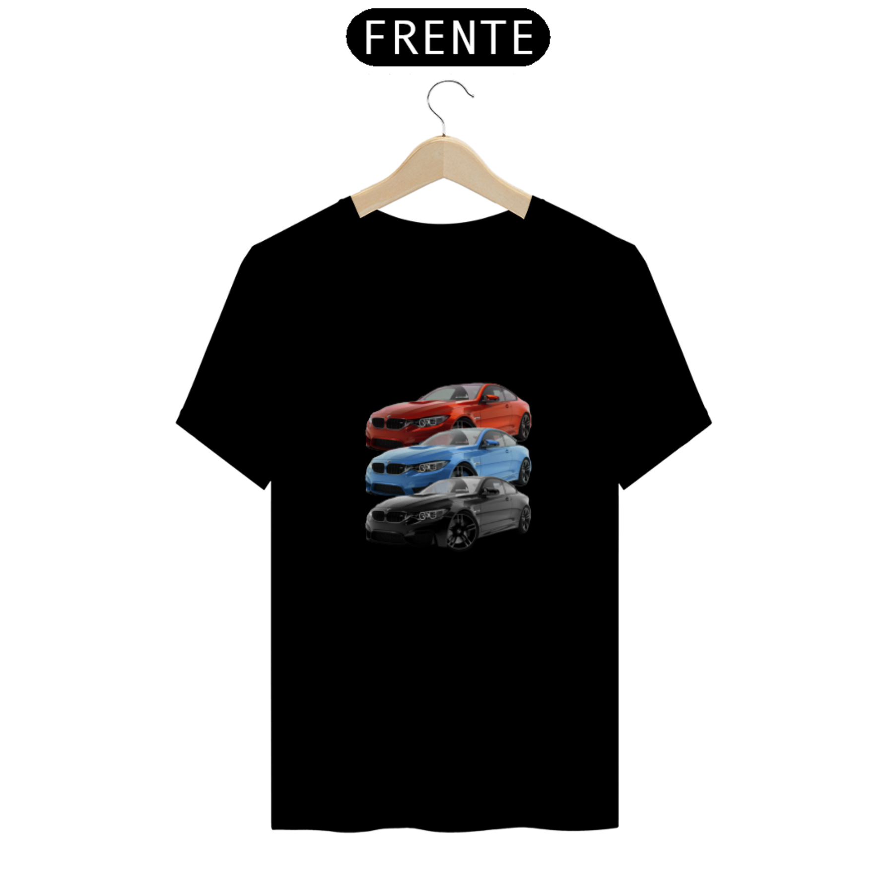 Nome do produto: Camiseta BMW M4 Colors