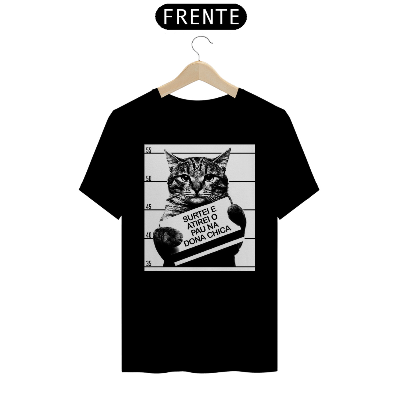 Nome do produto: Camisa Gato Surtado