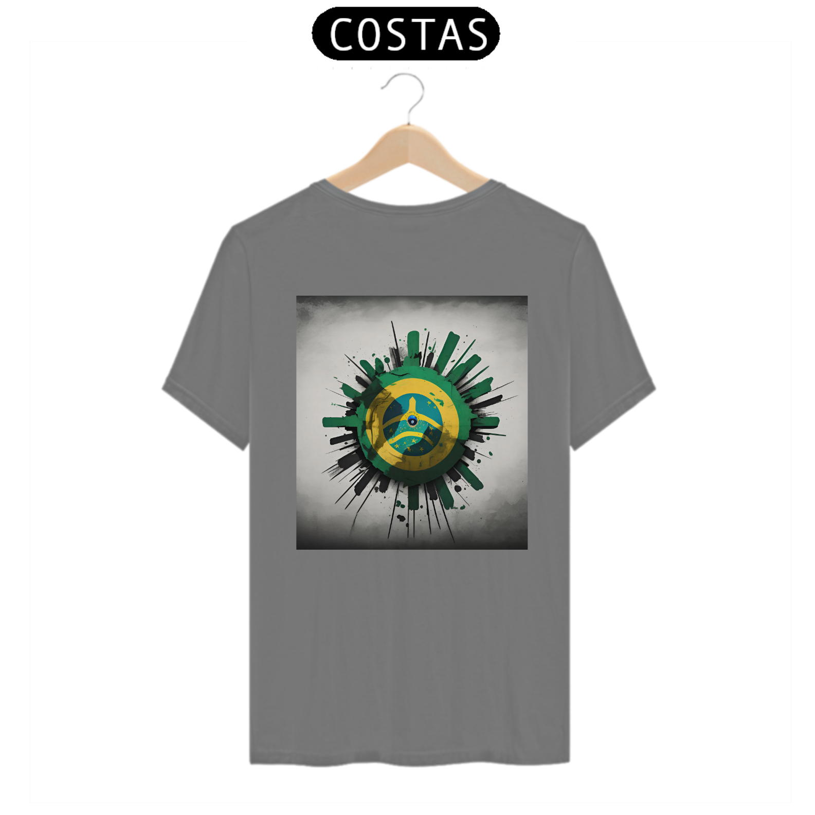 Nome do produto: Camisa personalizada brasil