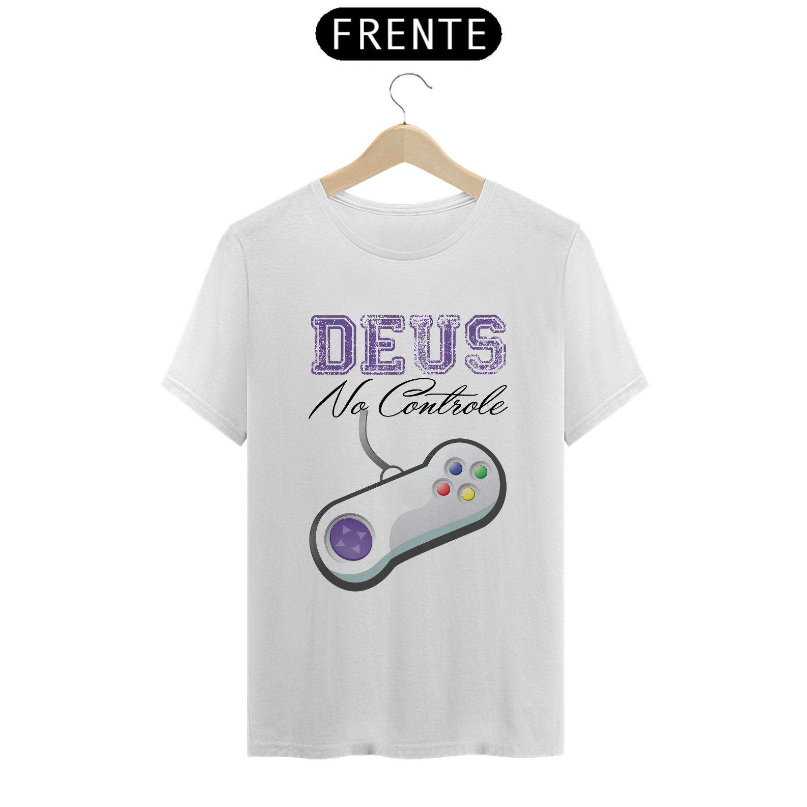 Nome do produto: Camisa Deus no Controle - Várias Cores