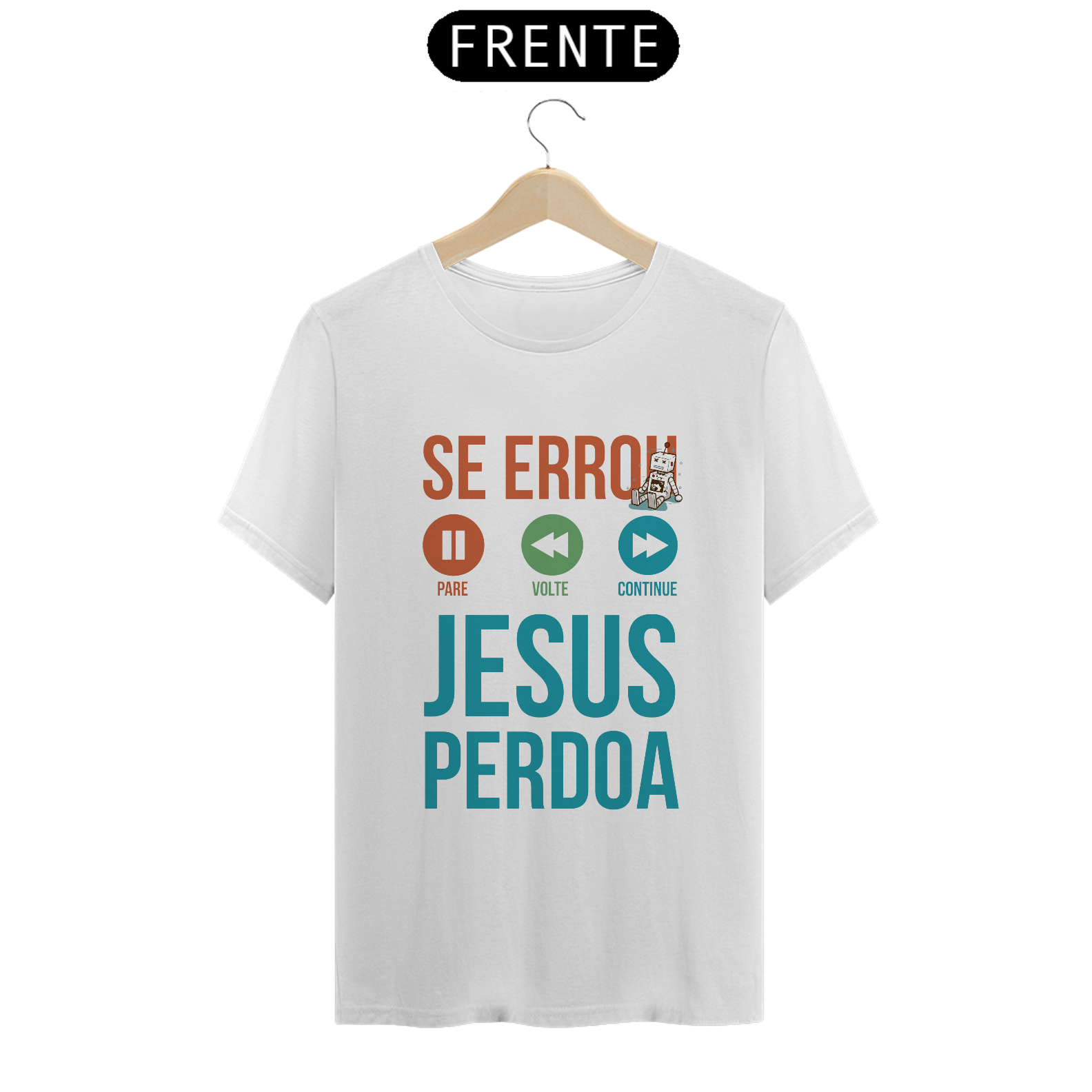 Nome do produto: Camisa Jesus Perdoa - Várias Cores