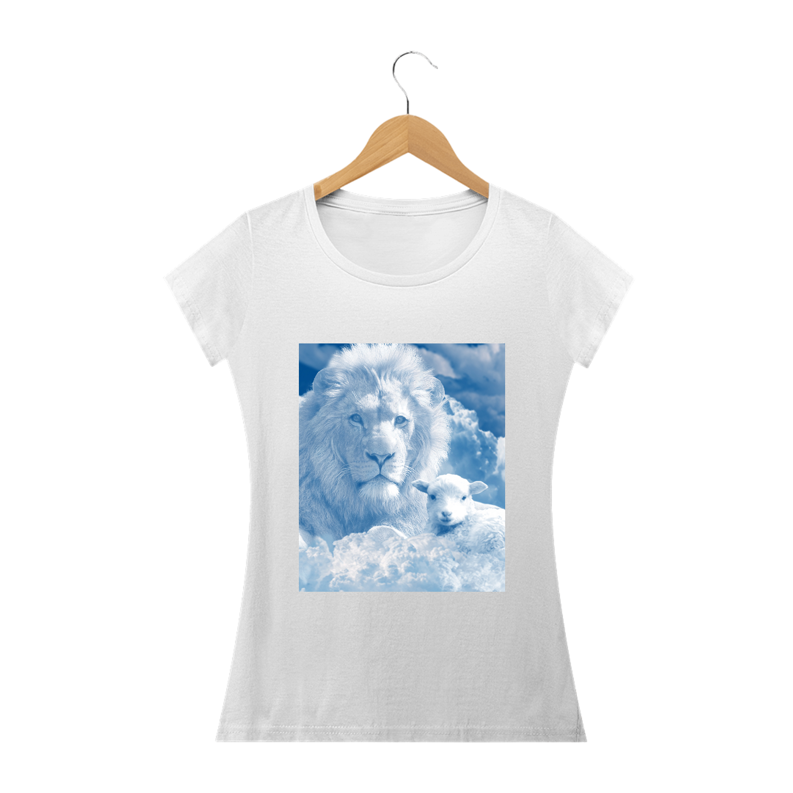 Nome do produto: Camisa Feminina Leão e Ovelha - Várias Coisas