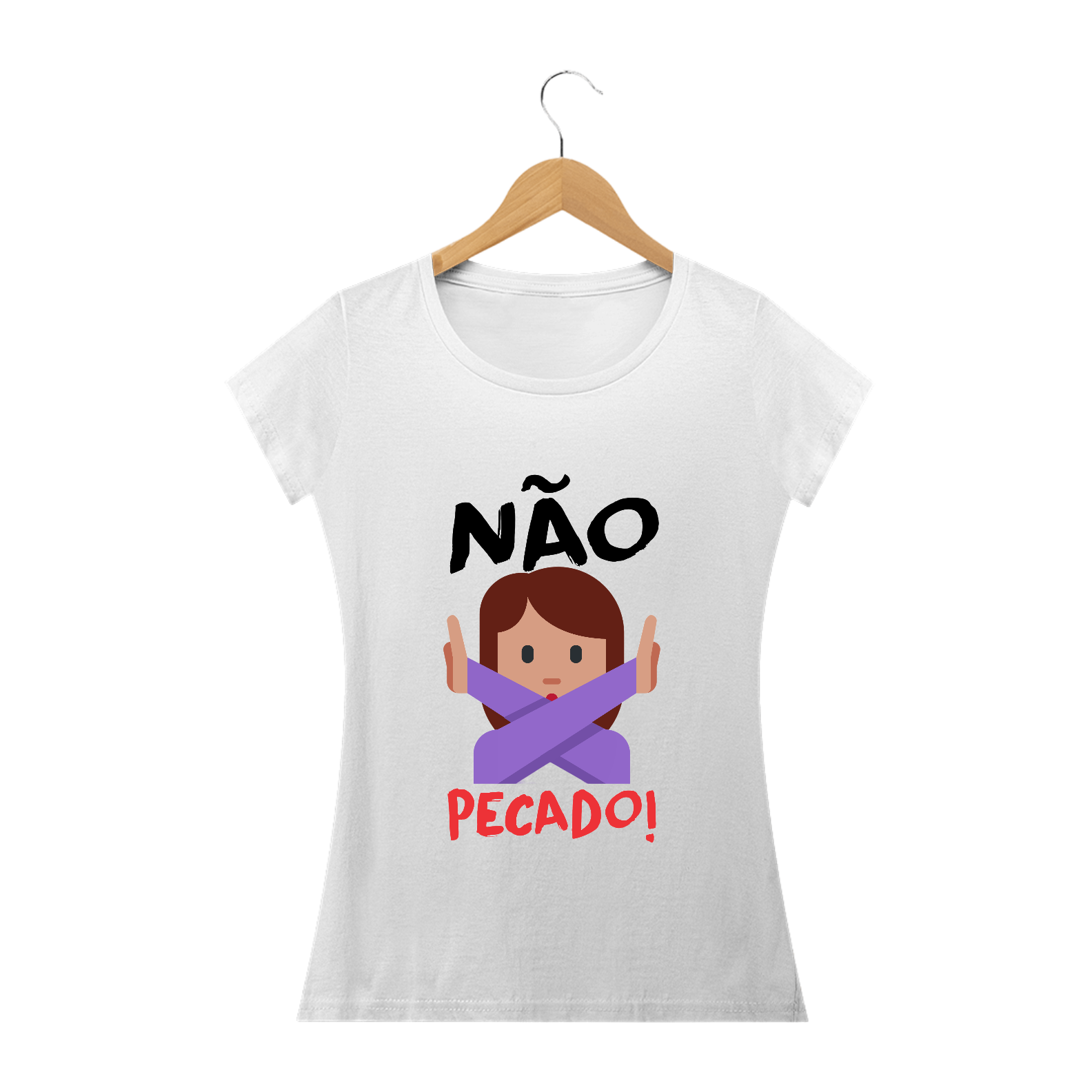 Nome do produto: Camisa Feminina Não Pecado - Várias Cores