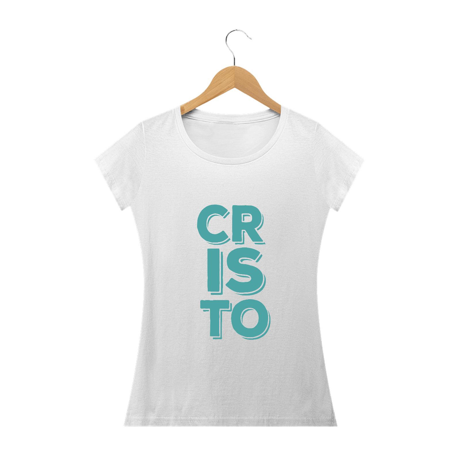 Nome do produto: Camisa Feminina Cristo -  Várias Cores