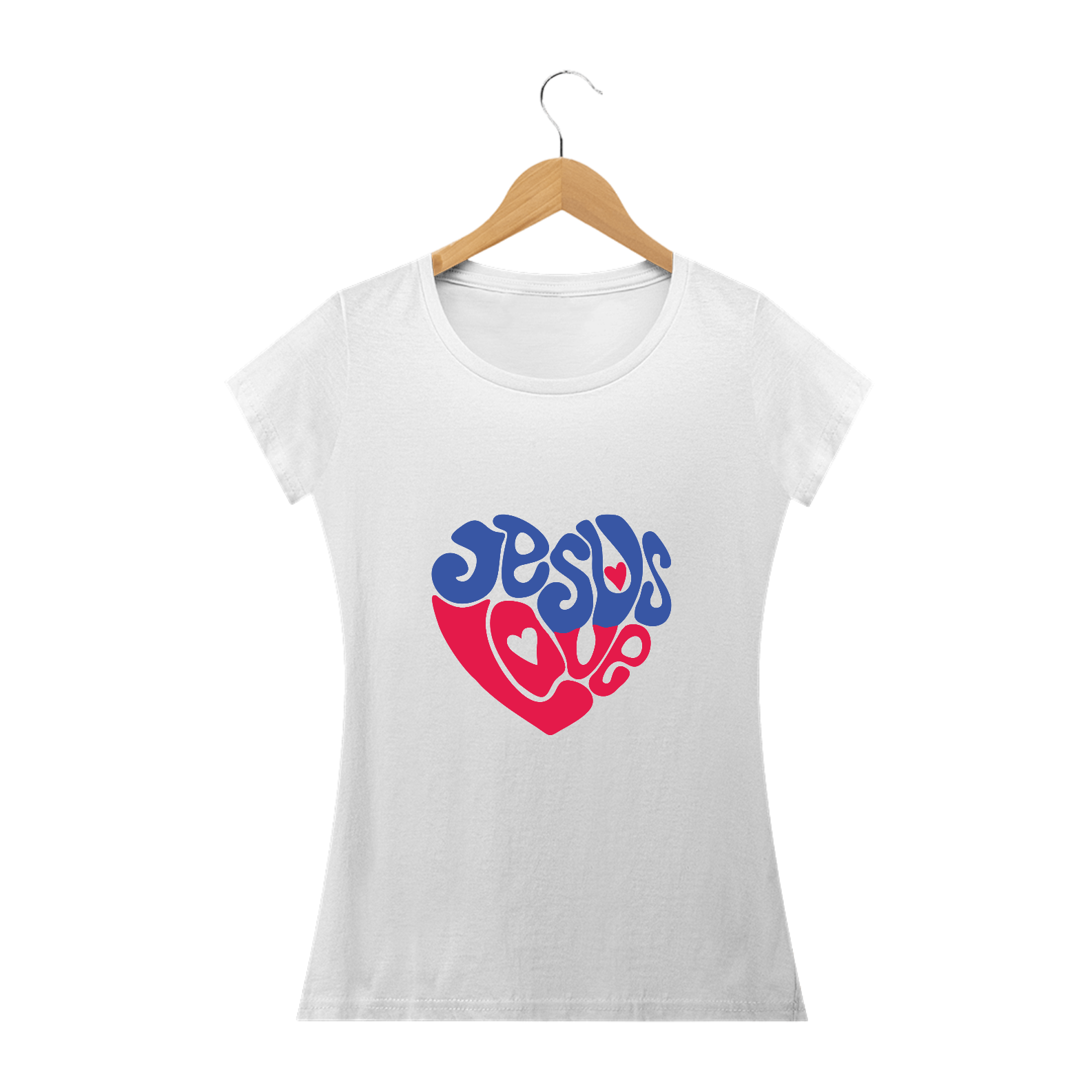 Nome do produto: Camisa Feminina Jesus Love - Várias Cores
