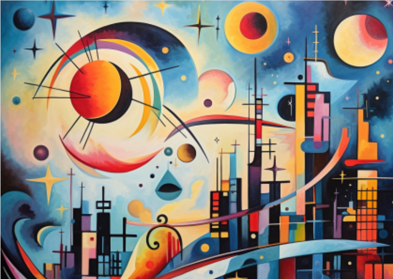 Nome do produto: O Mundo Abstrato de Kandinsky