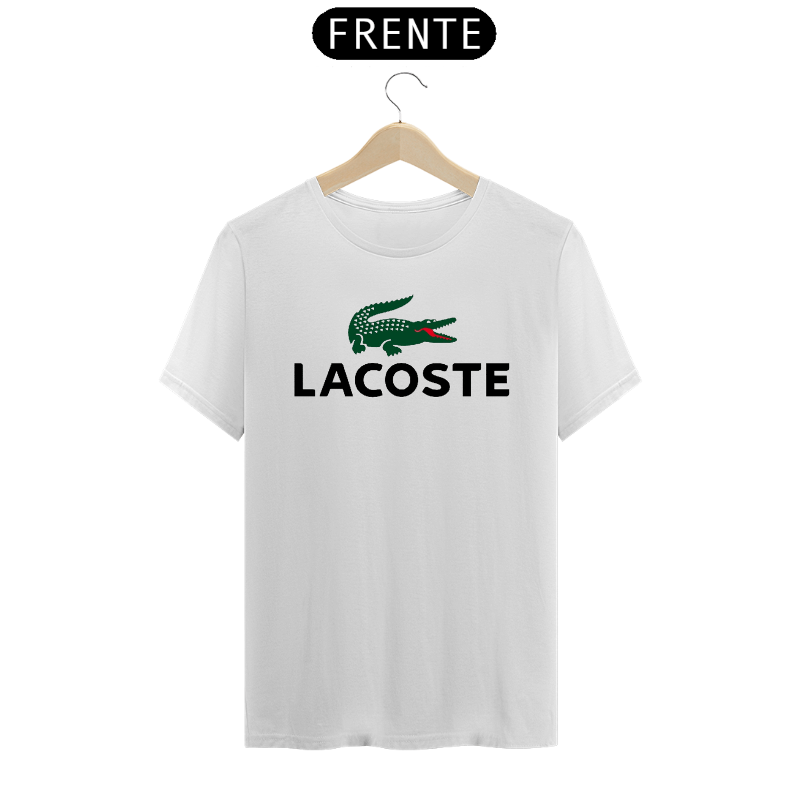 Nome do produto: Camisa Lacoste Branco Original