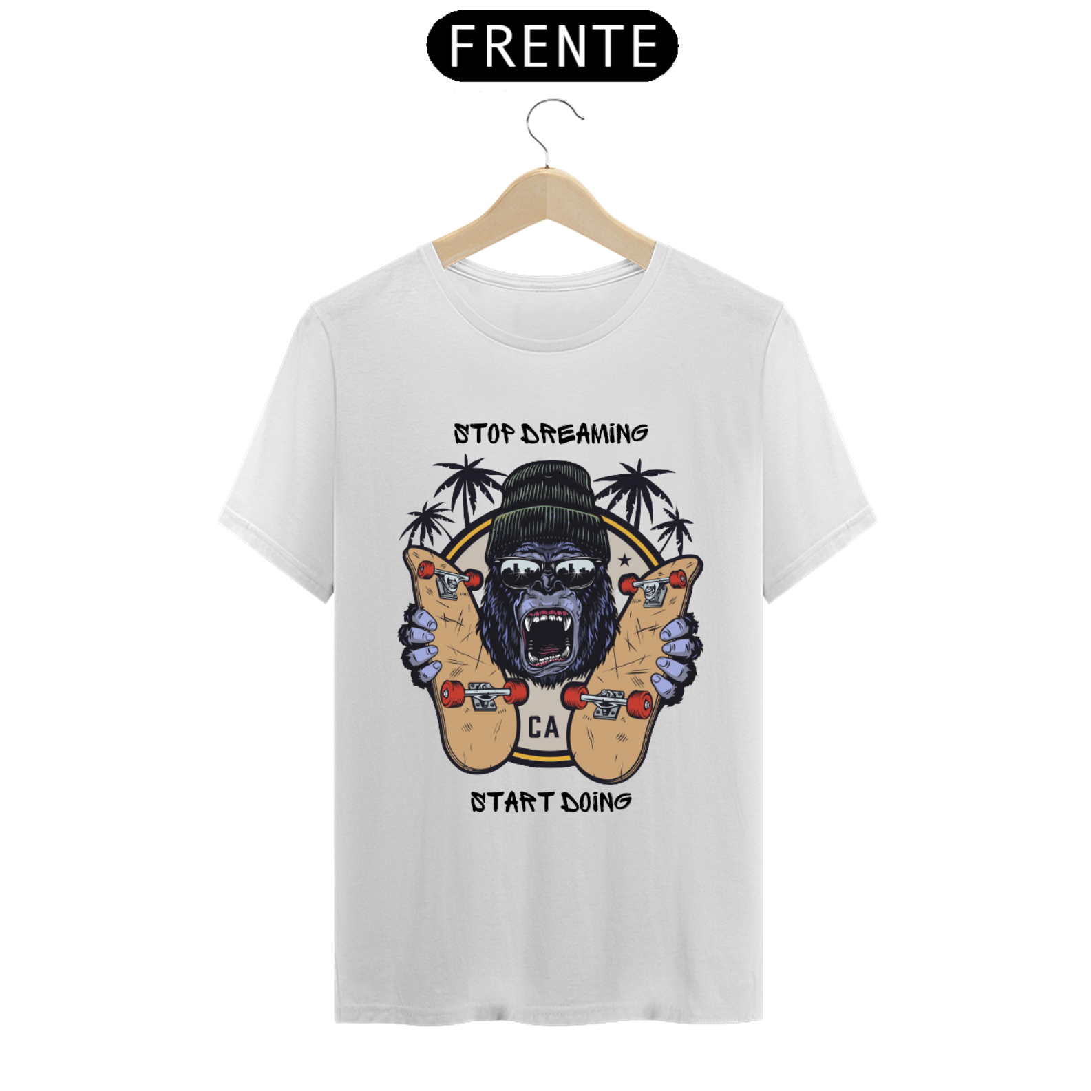 Nome do produto: T-Shirt Stop Dreaming Start Doing
