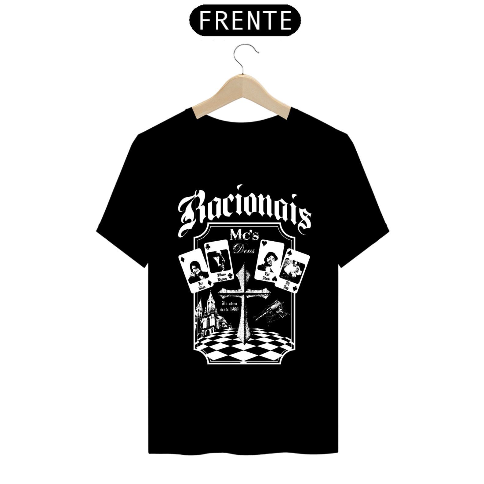 Nome do produto: T-Shirt Racionais MC\'S