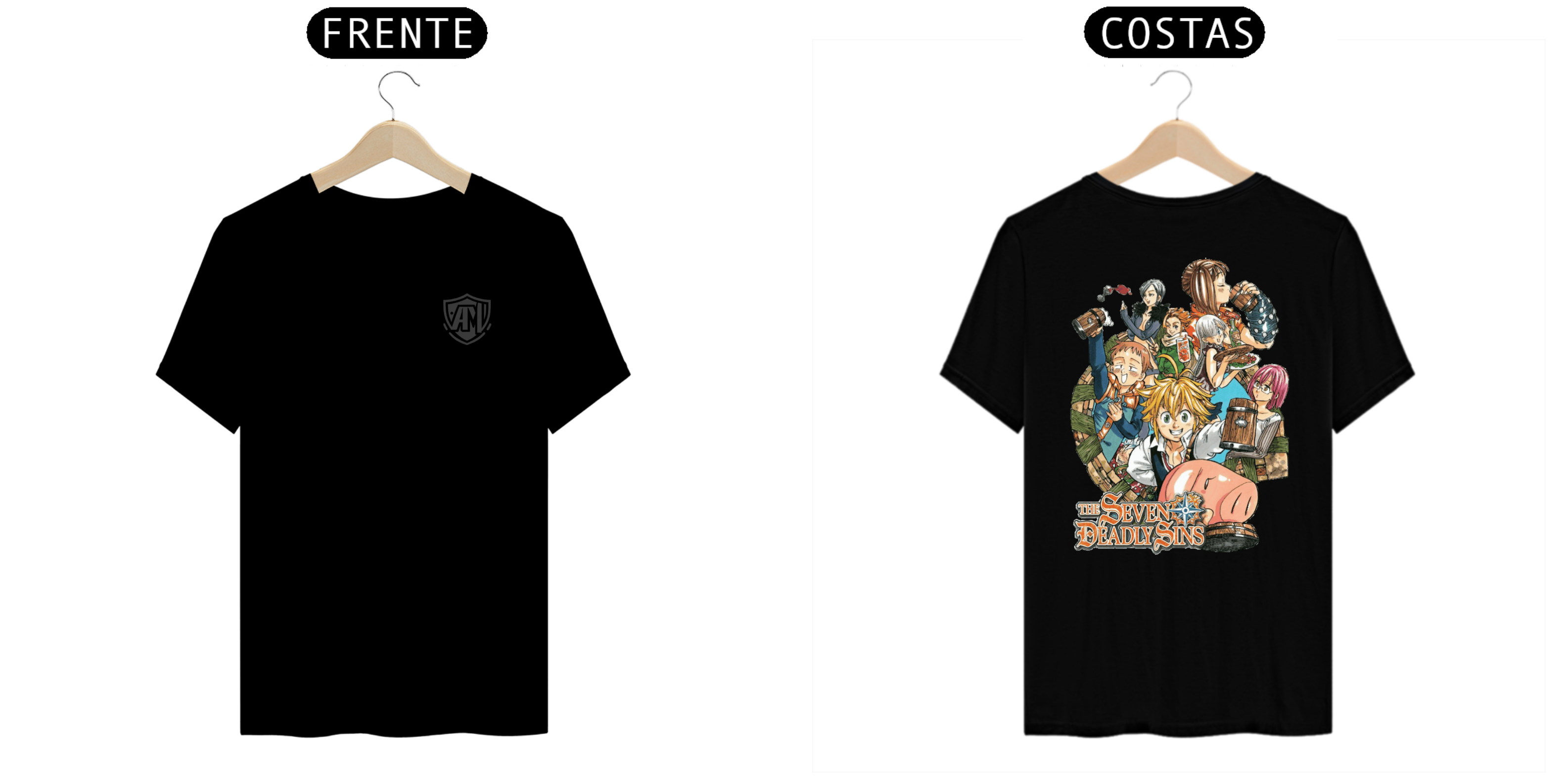 Nome do produto: Camiseta de Nanatsu no Taizai