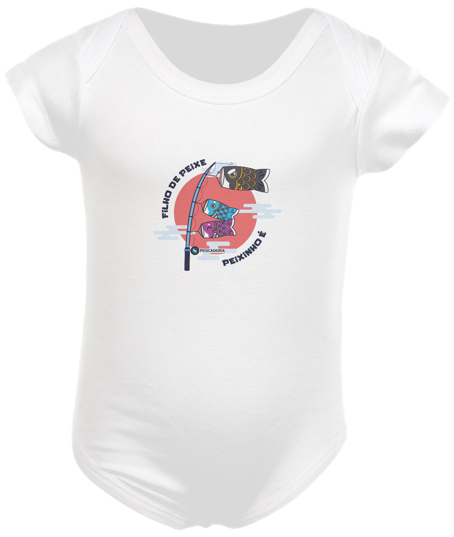 Nome do produto: Body Infantil - Koi (Filho de Peixe...Peixinho é)