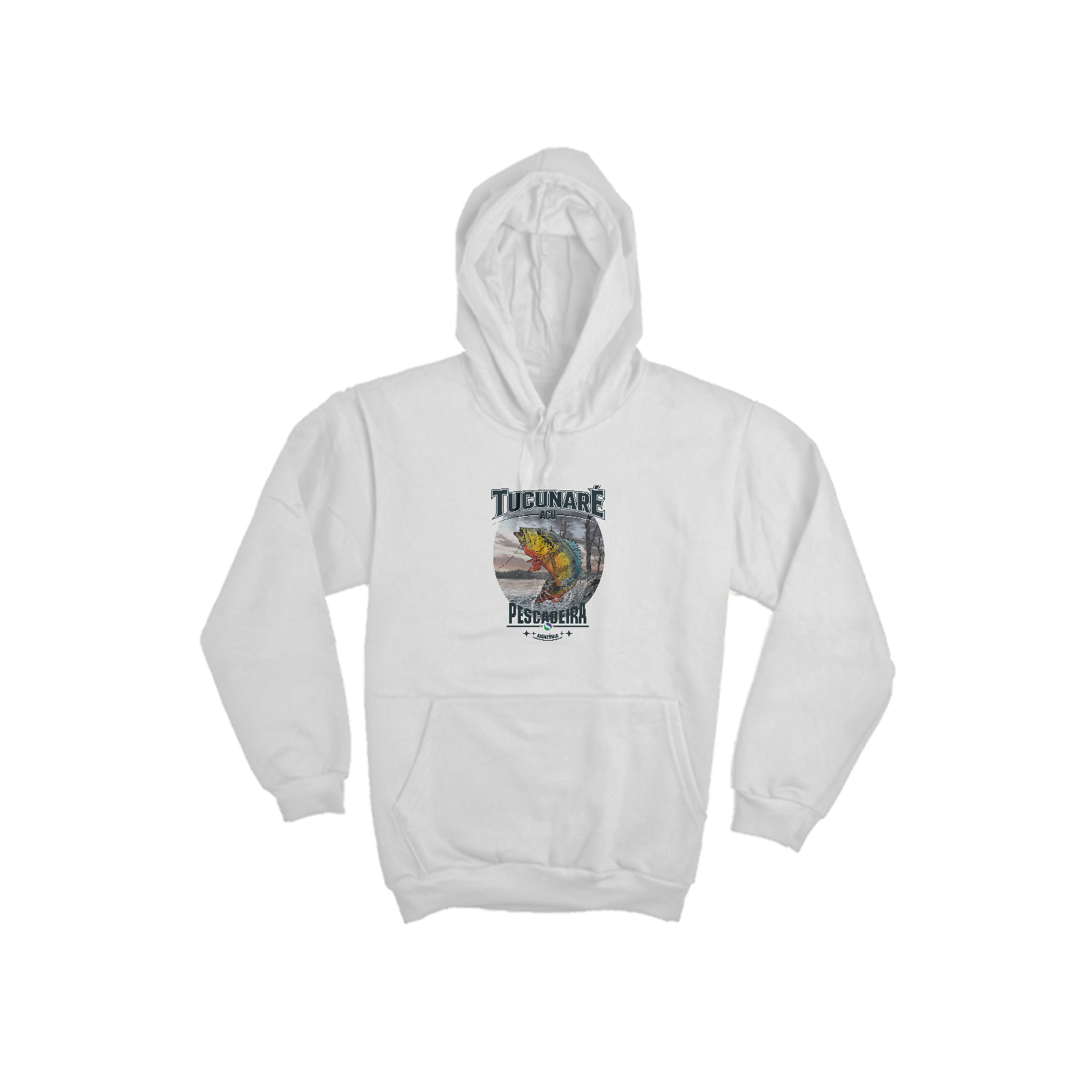 Nome do produto: Moletom Canguru Claro - Tucunaré Açu