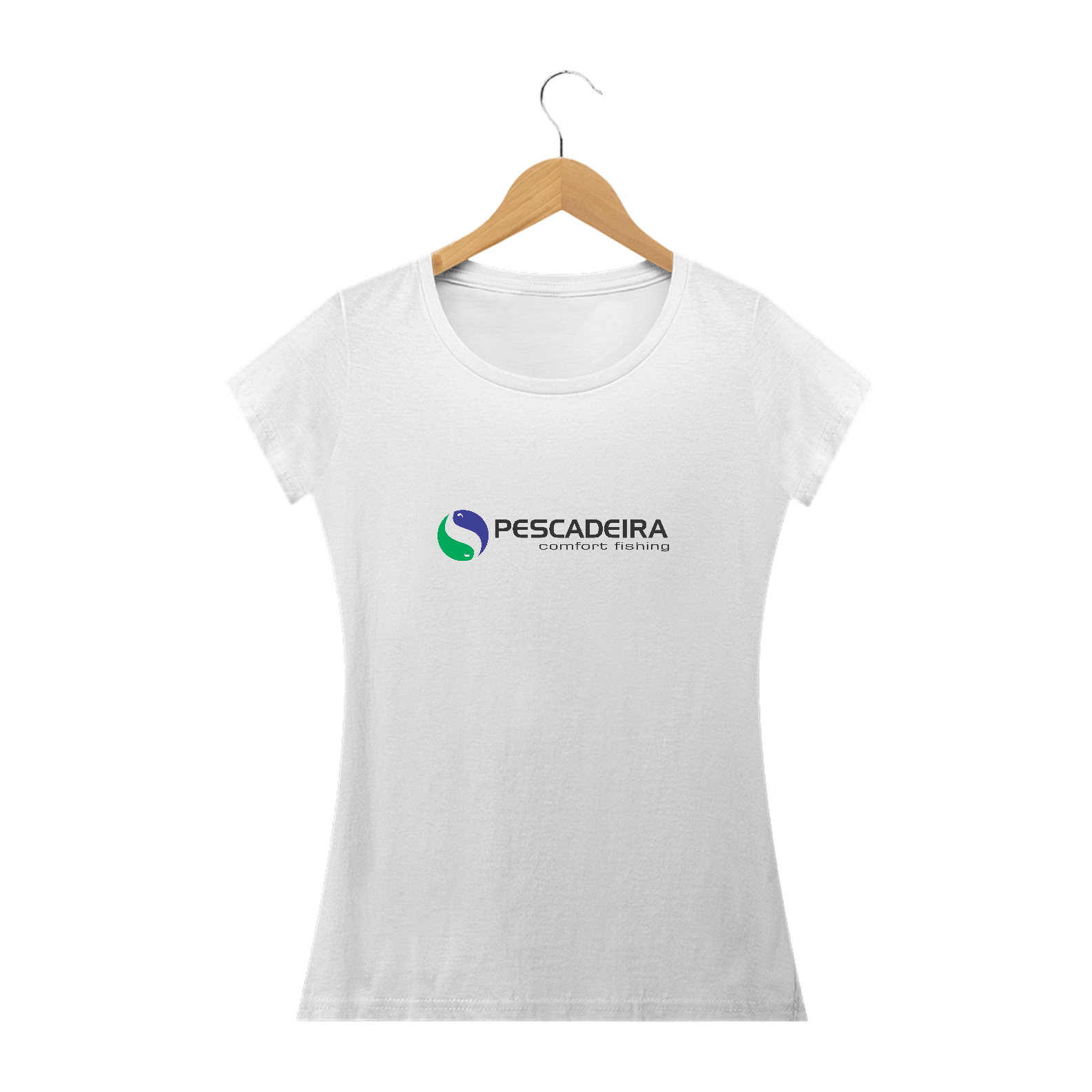 Nome do produto: Camiseta Feminina Branca - Pescadeira