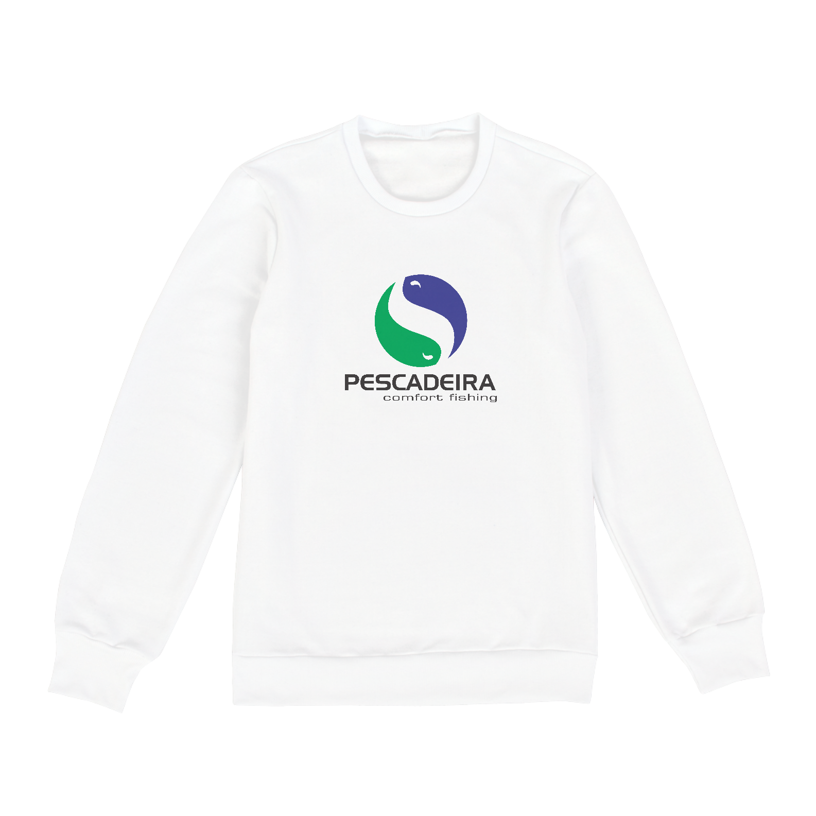 Nome do produto: Moletom Fechado Branco - Pescadeira