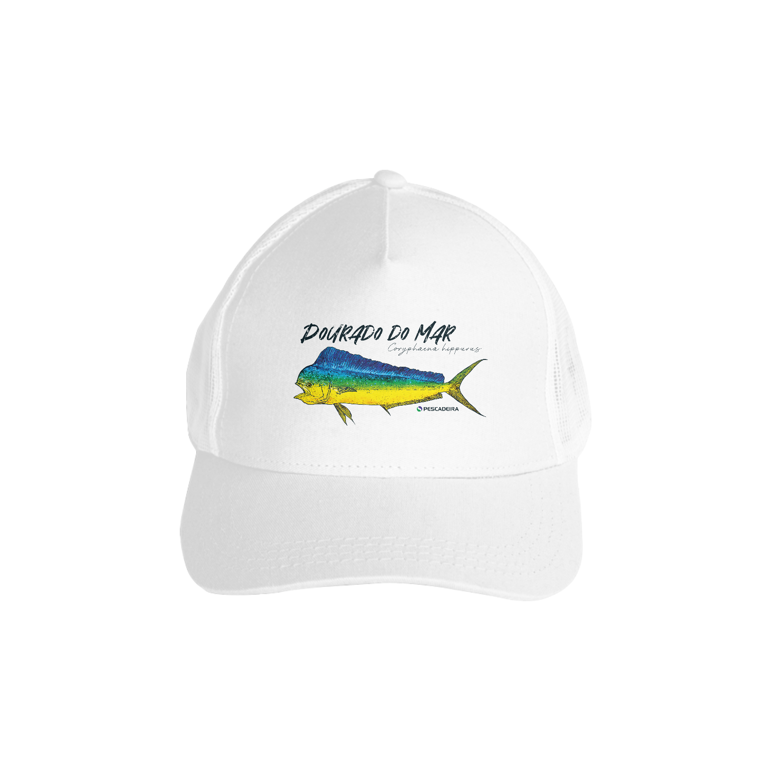 Nome do produto: Boné Branco - Dourado do Mar