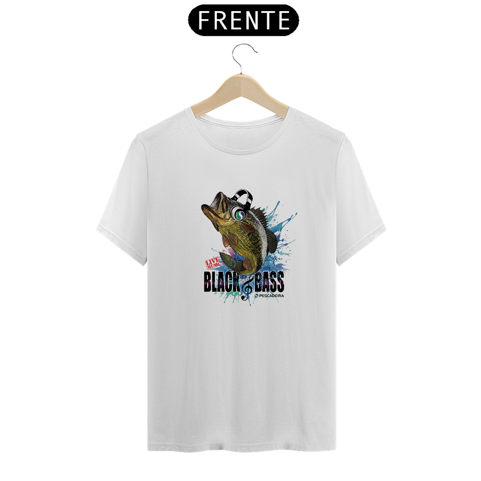 Nome do produto: Camiseta Clara  - Black Bass