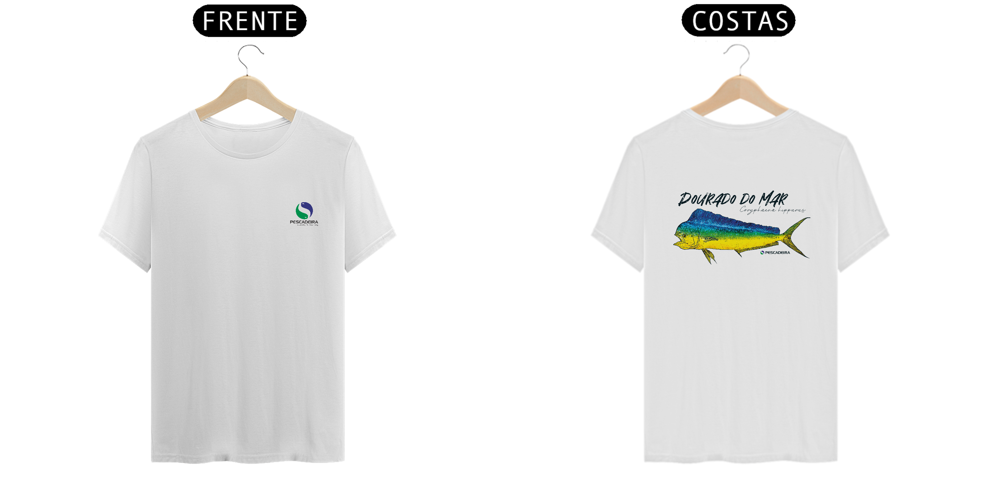 Nome do produto: Camiseta Clara - Dourado do Mar (Costas)