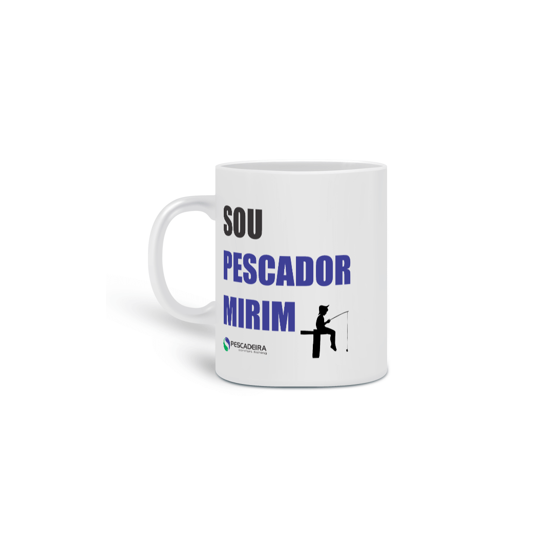 Nome do produto: Caneca Porcelana - Pescador Mirim