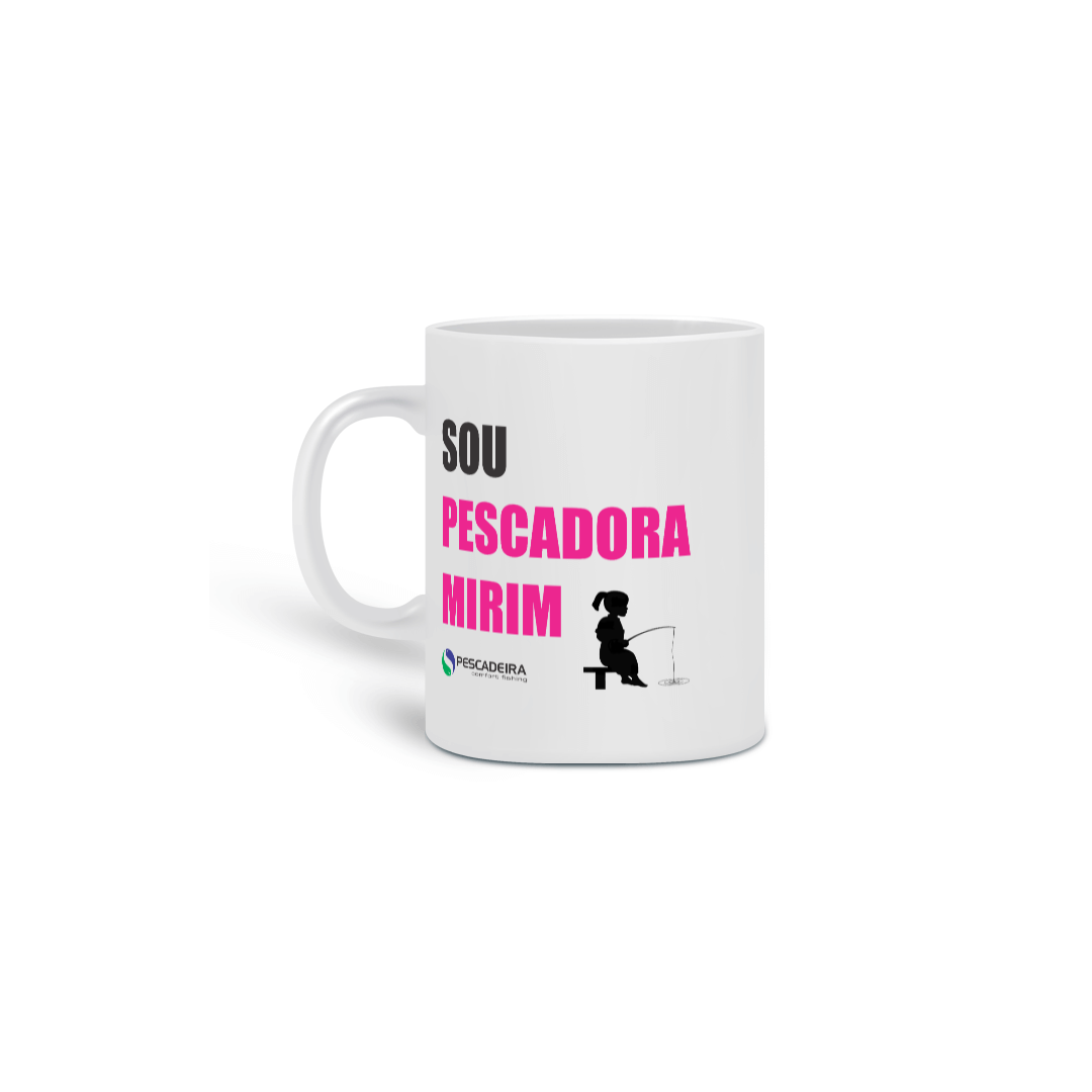 Nome do produto: Caneca Porcelana - Pescadora Mirim
