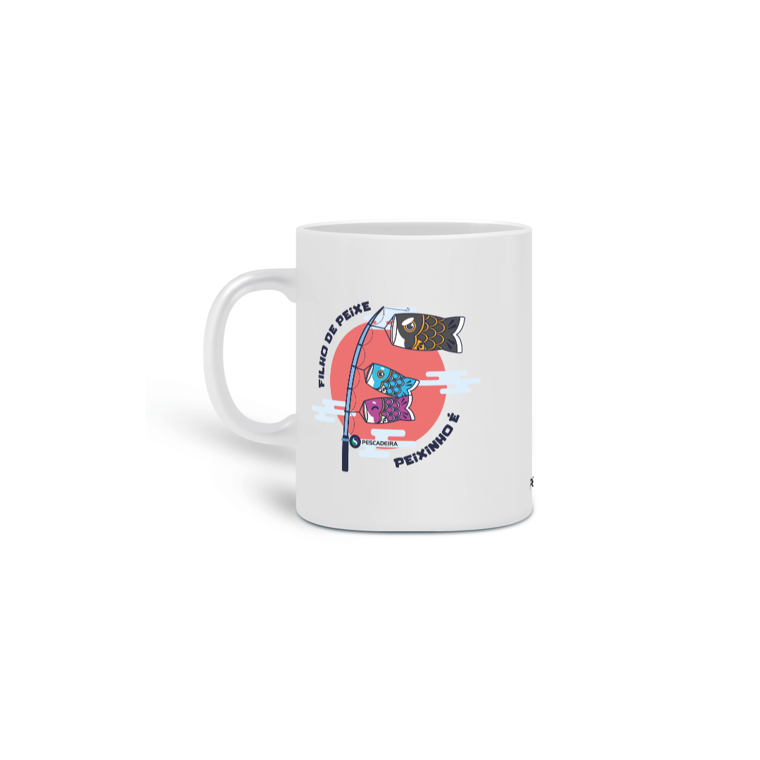 Nome do produto: Caneca Porcelana - Koi