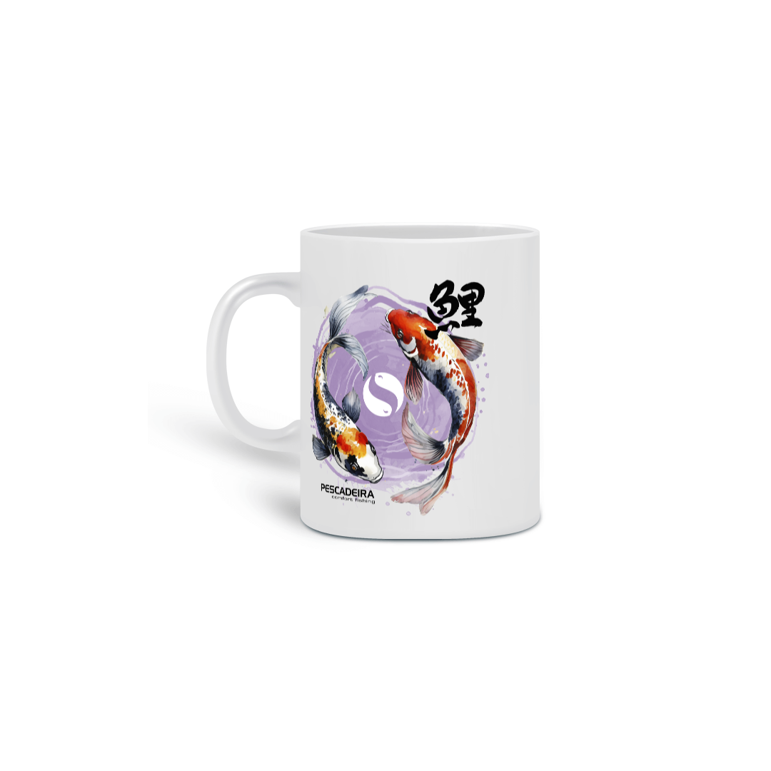 Nome do produto: Caneca Porcelana - Koi