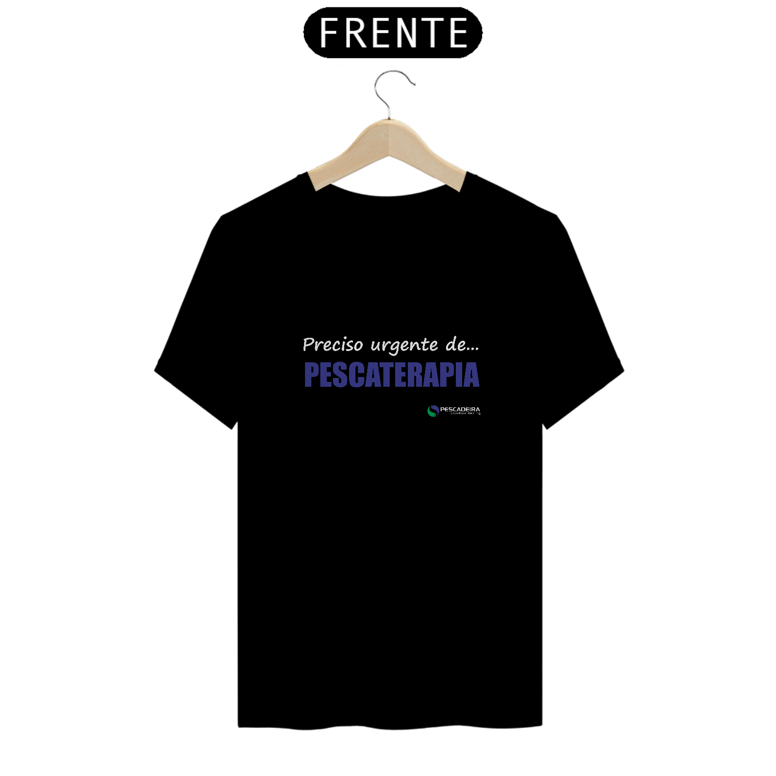 Nome do produto: Camiseta Escura - Pescaterapia