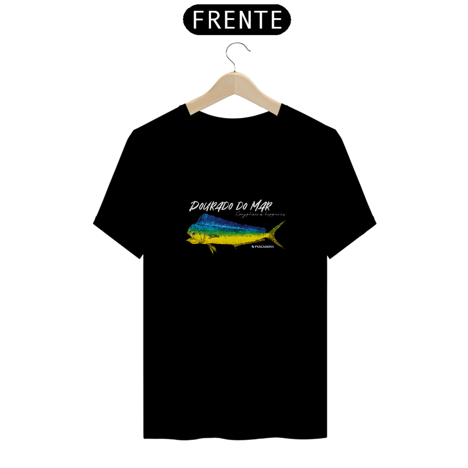 Nome do produto: Camiseta Escura - Dourado do Mar