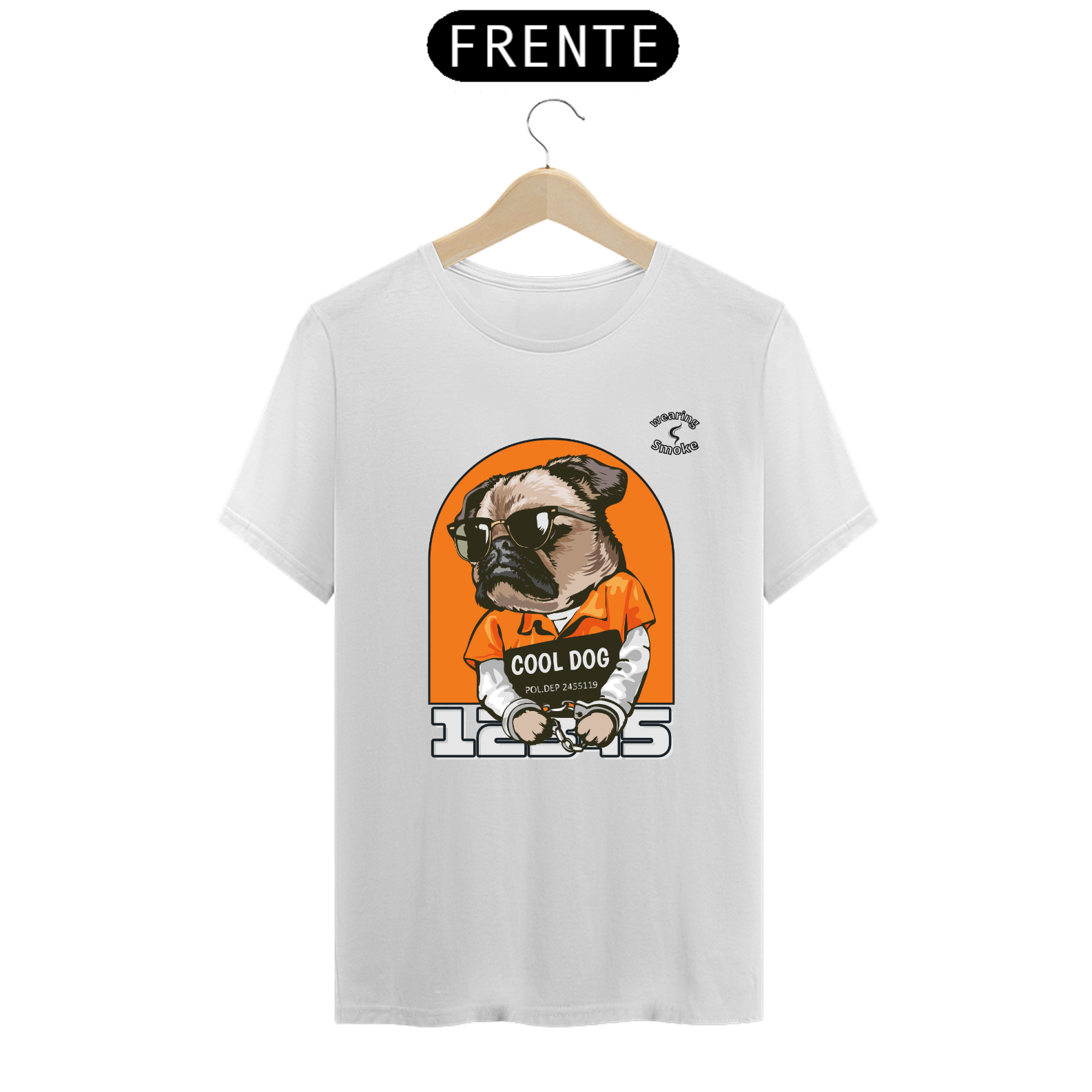 Nome do produto: T-shirt dog criminal
