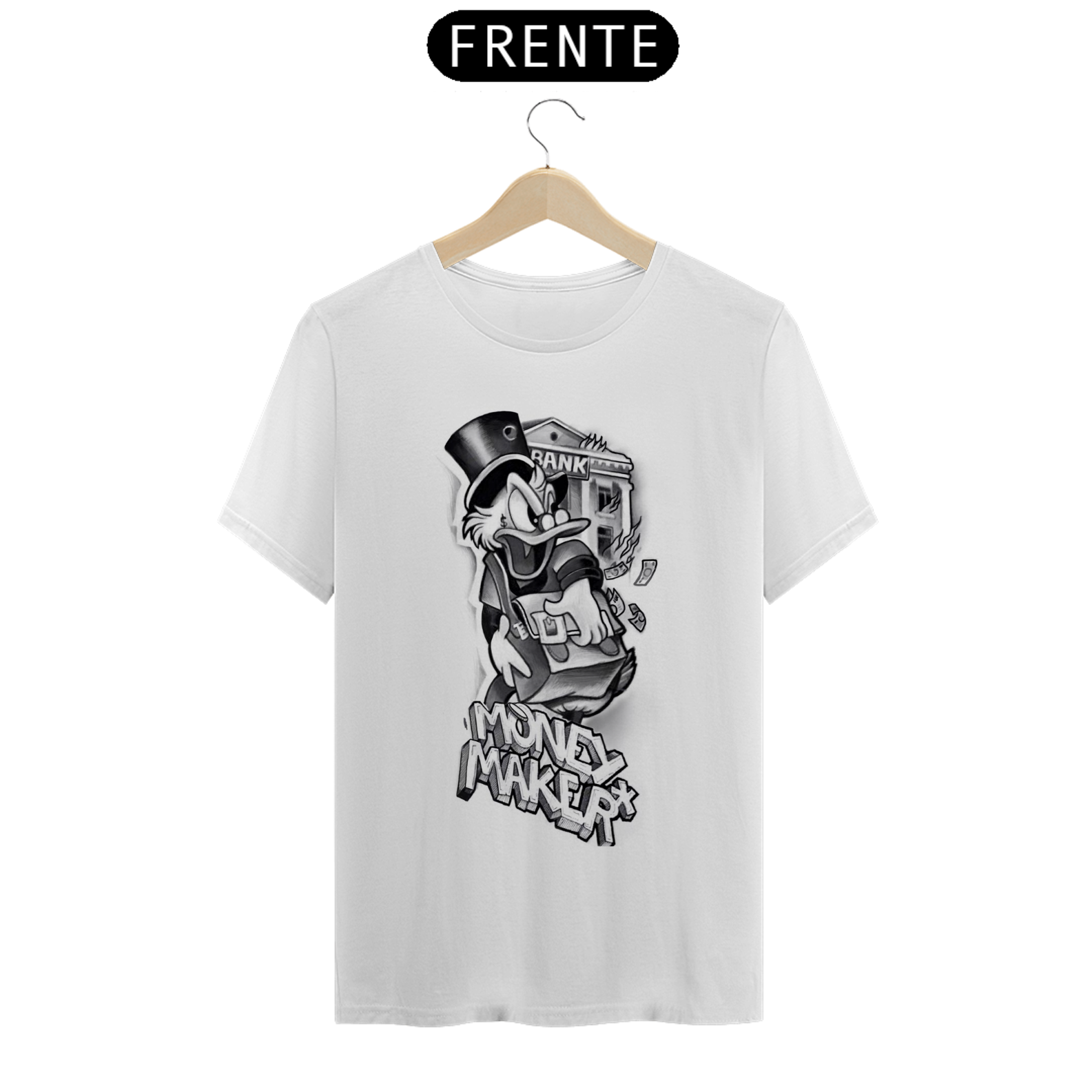 Nome do produto: camiseta tio patinhas branca