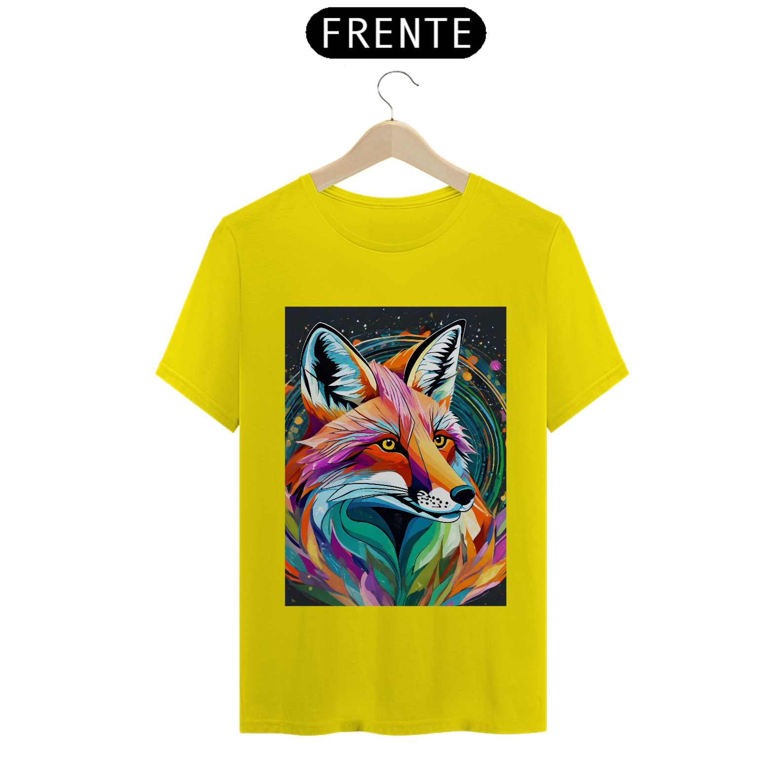 Nome do produto: CAMISETA EST. RAPOSA - C/ FUNDO