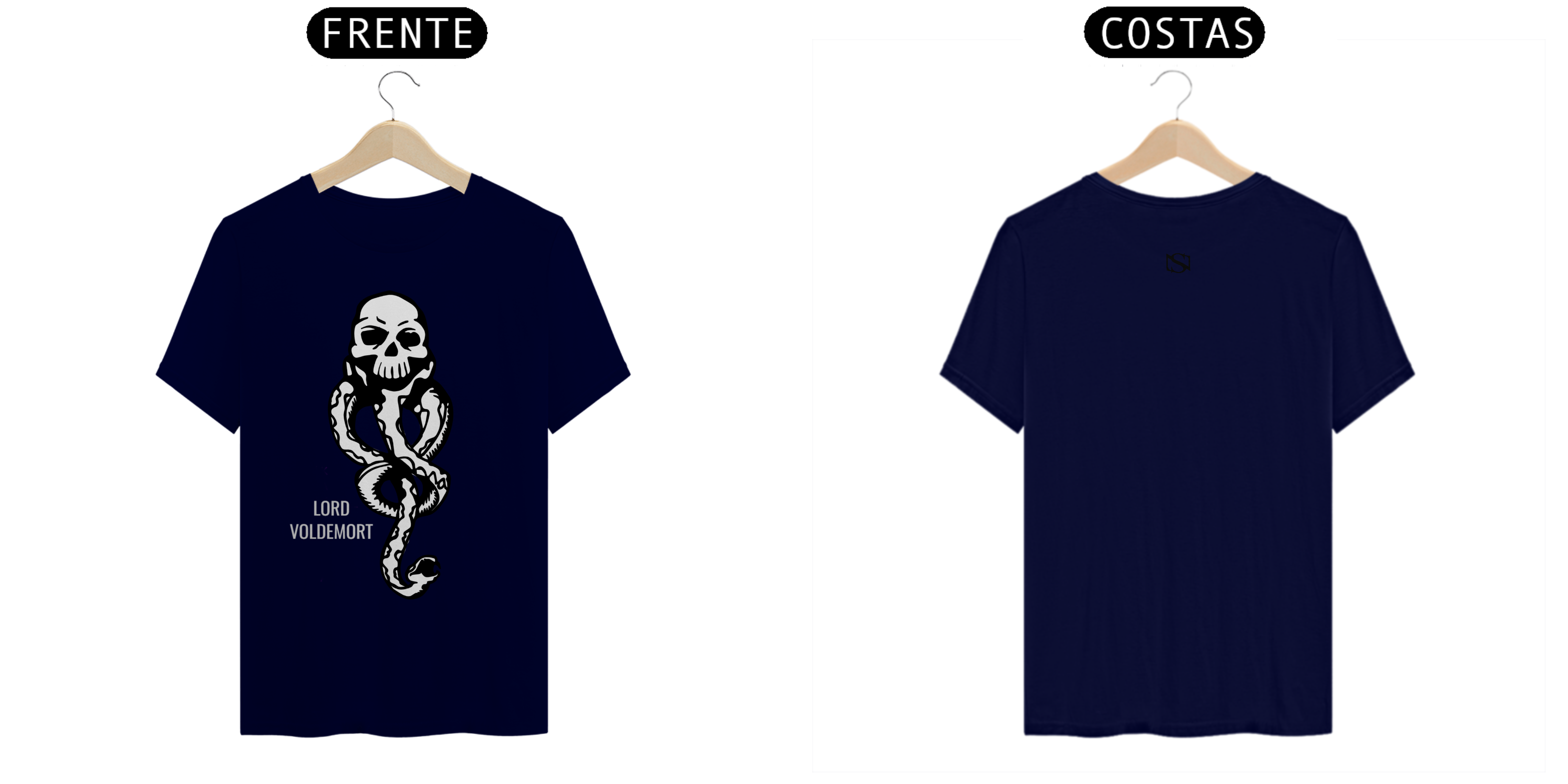 Nome do produto: CAMISETA HP - COMENSAIS DA MORTE