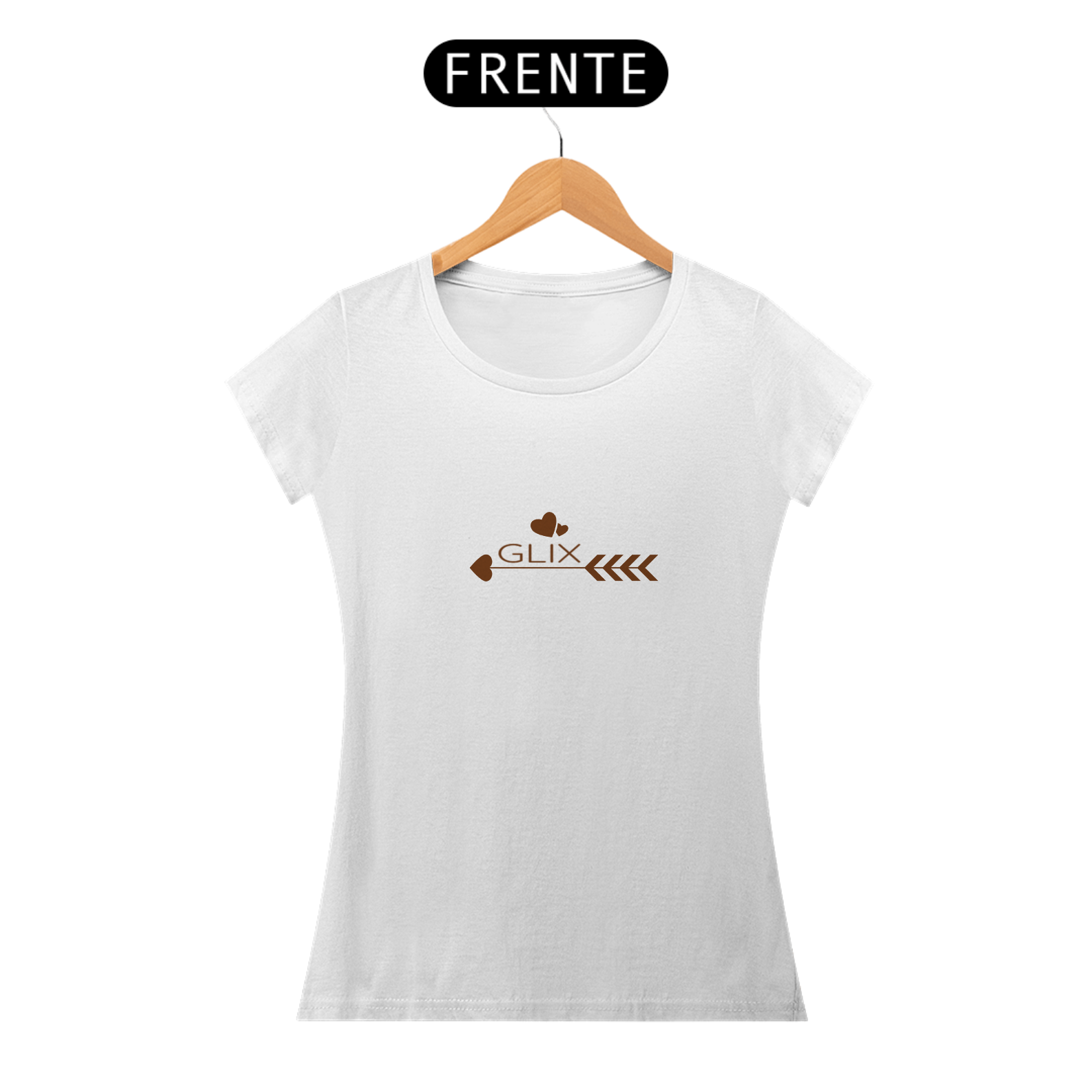 Nome do produto: CAMISETA FEMININA - FLECHA