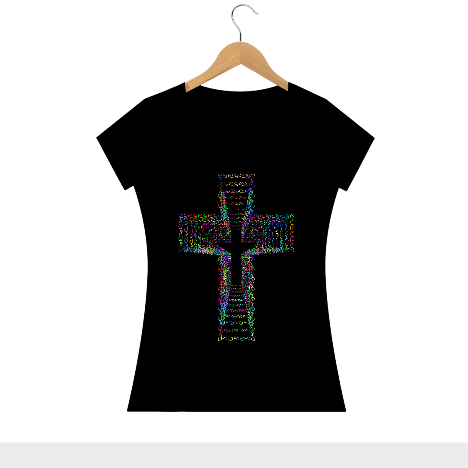 Nome do produto: CAMISETA EST. COLORIDA - CRUZ