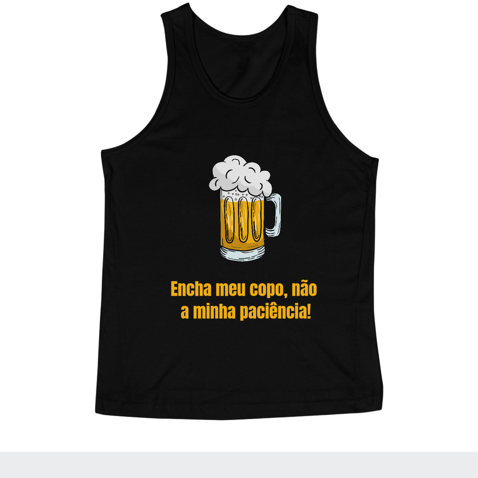 Nome do produto: REGATA - CERVEJA