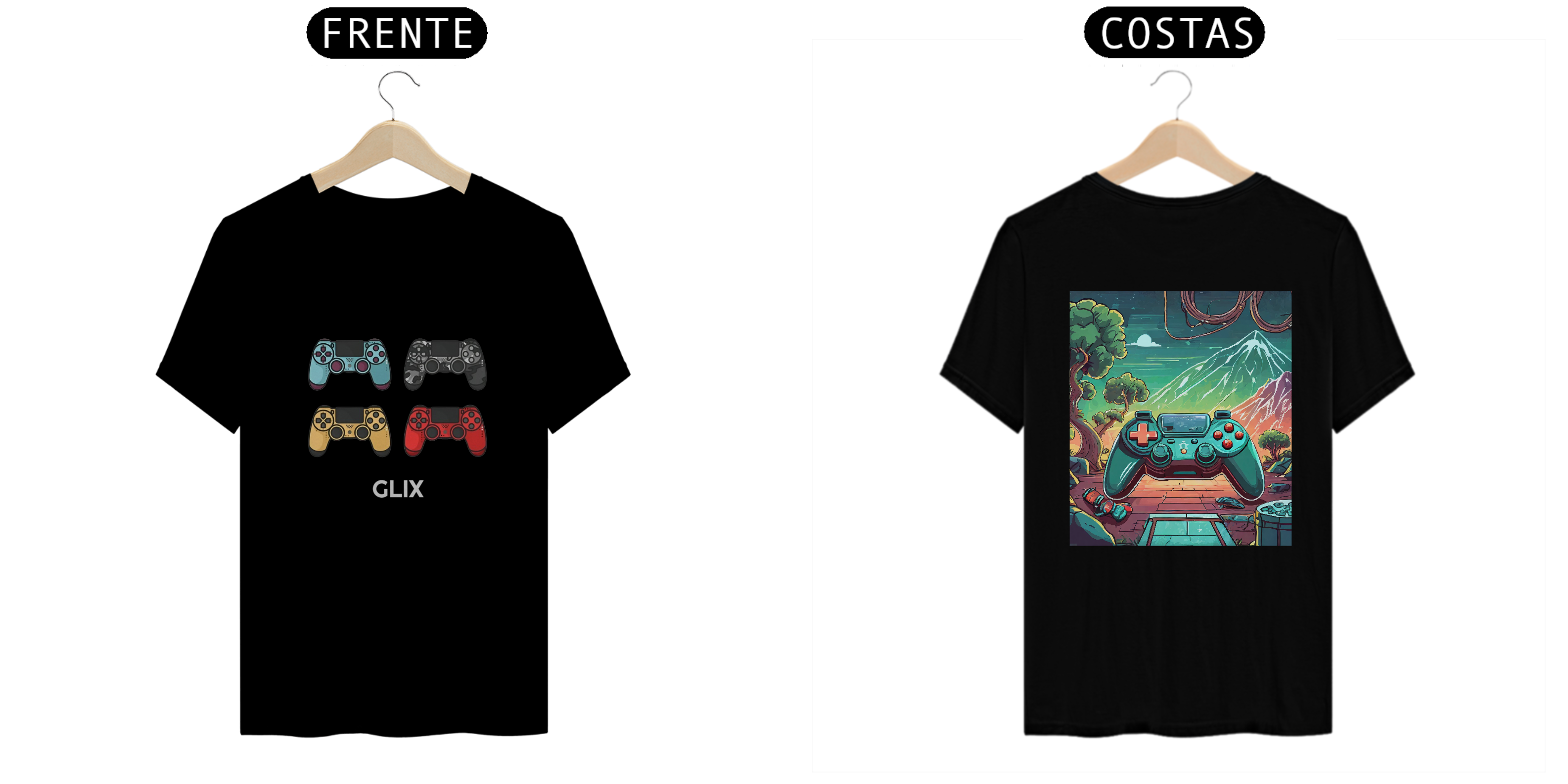 Nome do produto: CAMISETA GAMER - CONTROLE