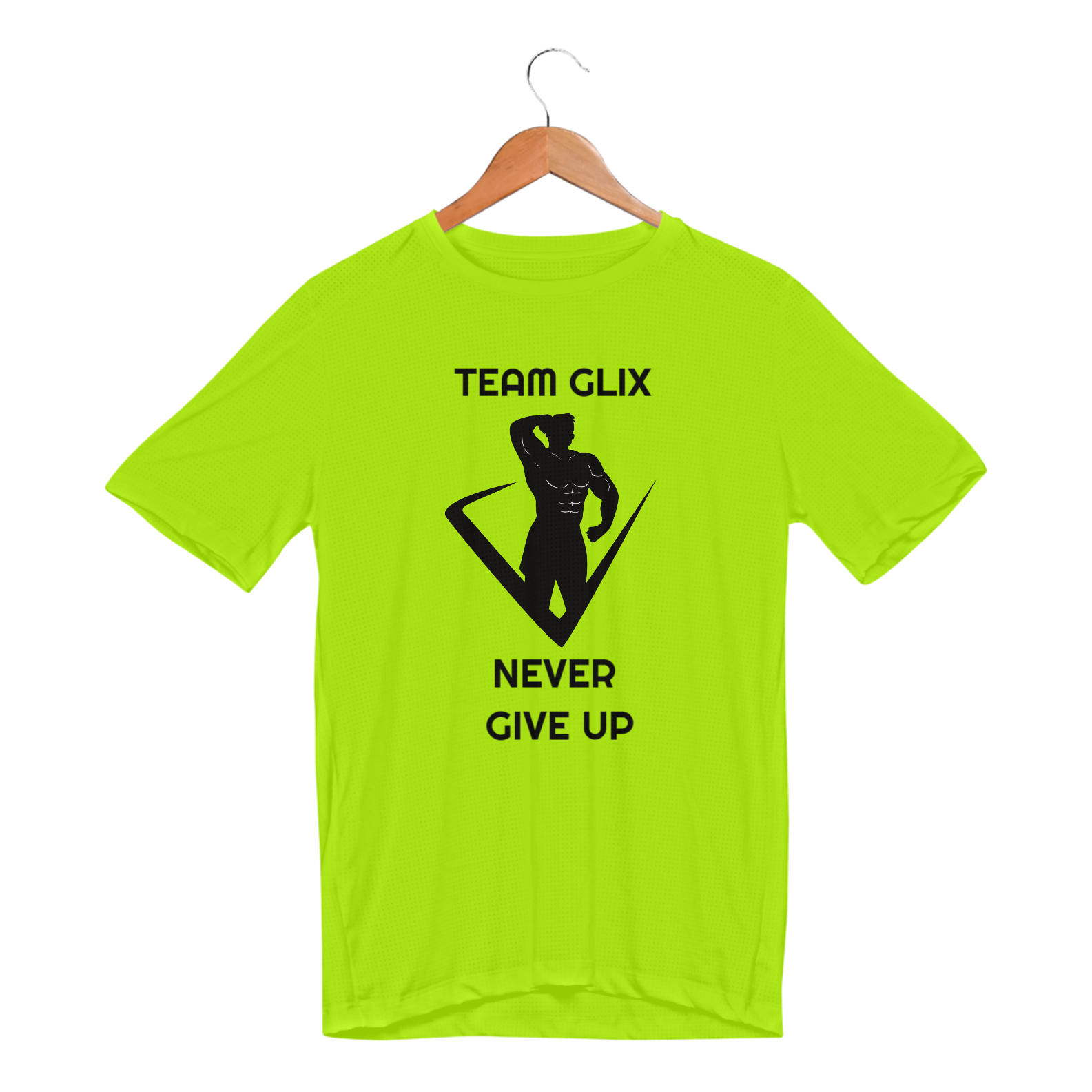 Nome do produto: CAMISETA ACADEMIA - NEVER GIVE UP