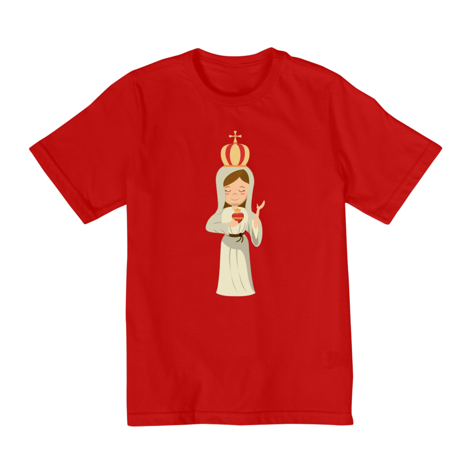 Nome do produto: CAMISETA INFANTIL - IMAC. CORAÇÃO DE MARIA