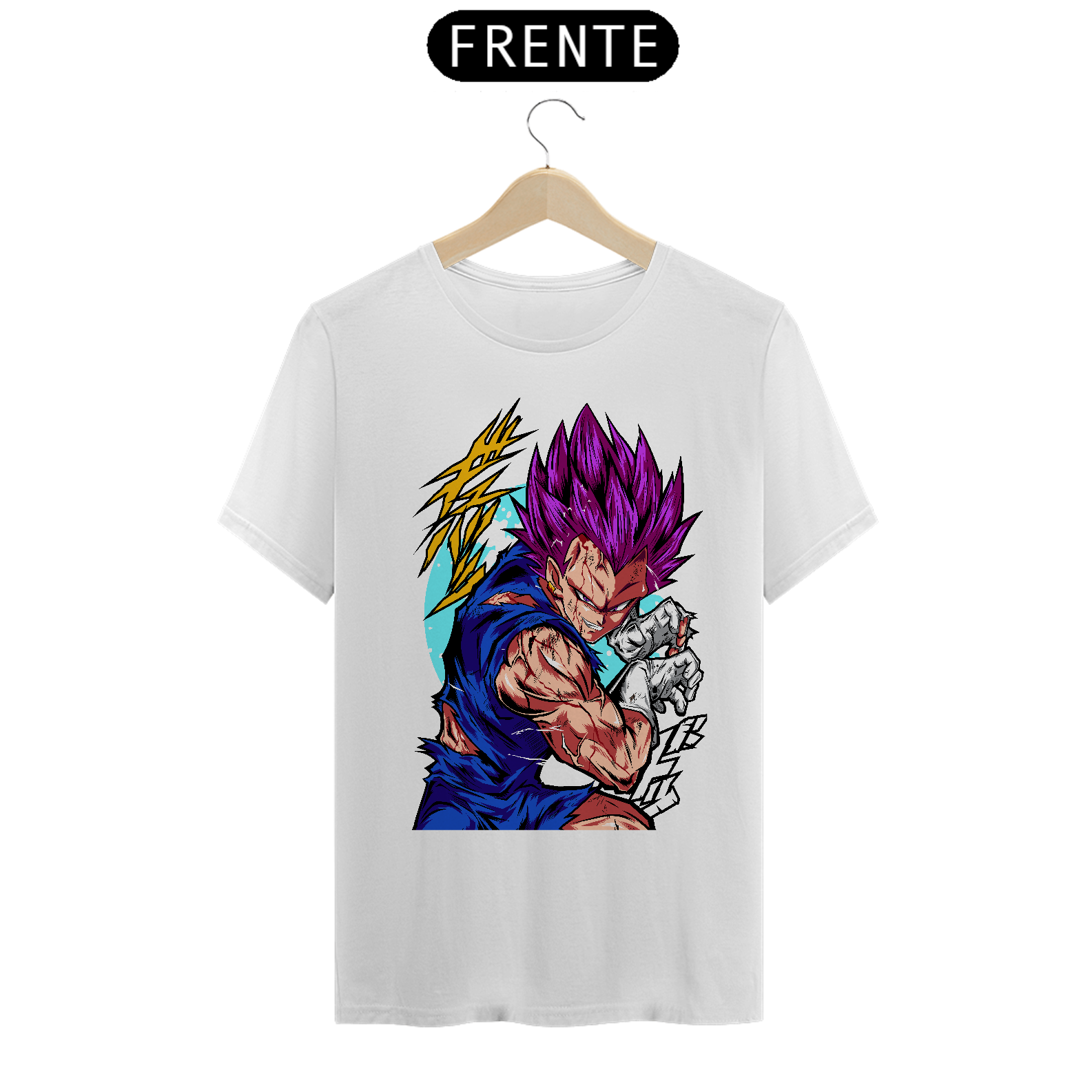 Nome do produto: Camiseta Unissex: Vegeta Ultra Ego