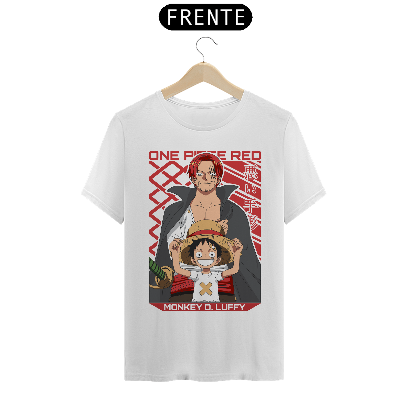 Nome do produto: Camiseta Unissex: One Piece Red