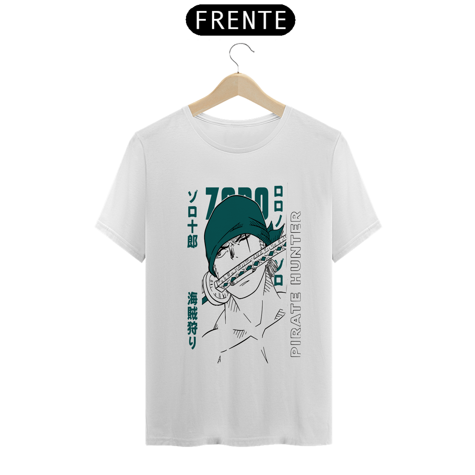 Nome do produto: Camiseta Unissex: Roronoa Zoro