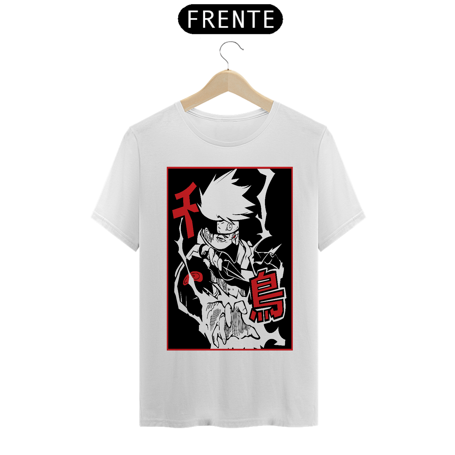 Nome do produto: Camiseta Unissex: Kakashi Chidori