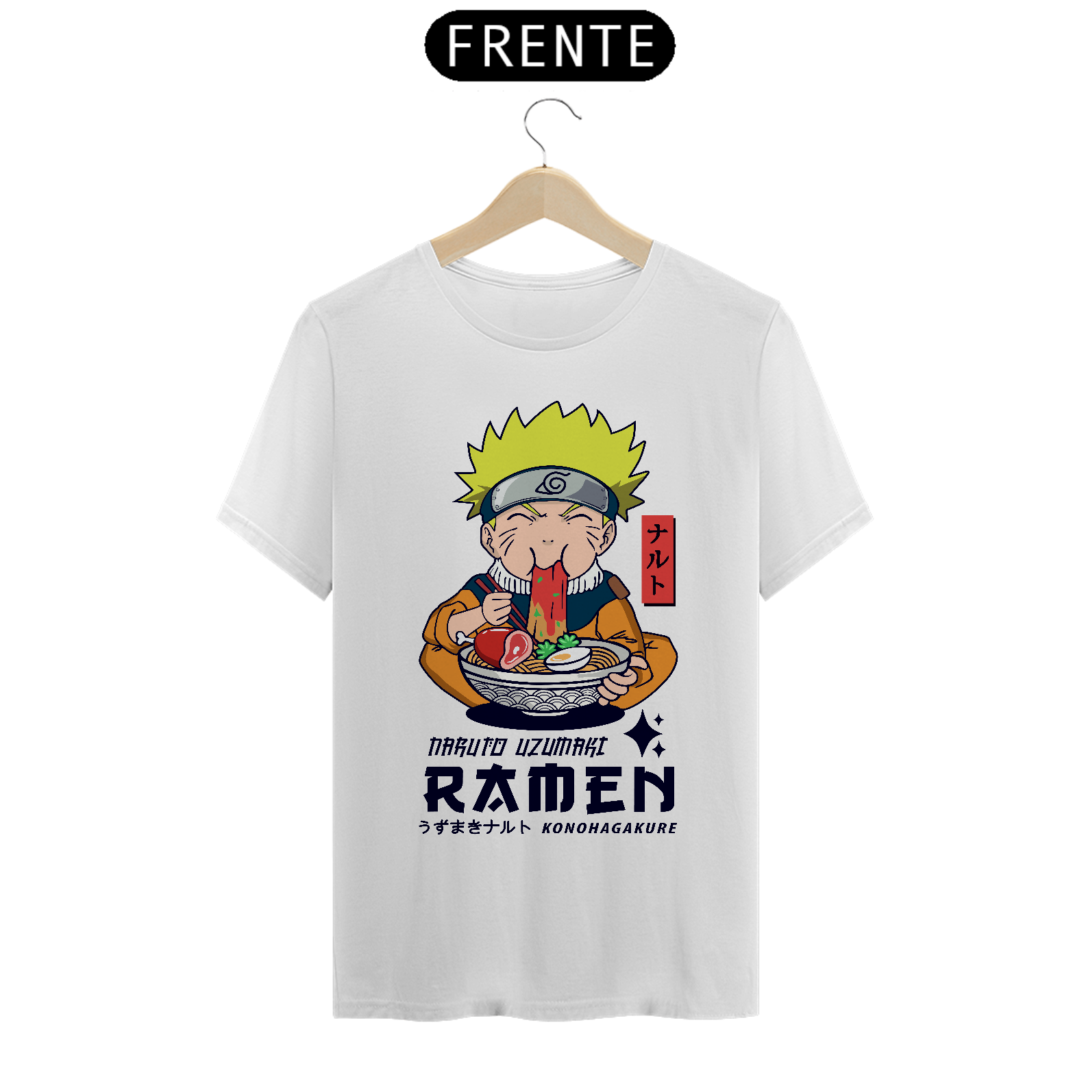 Nome do produto: Camiseta Unissex: Naruto Uzumaki