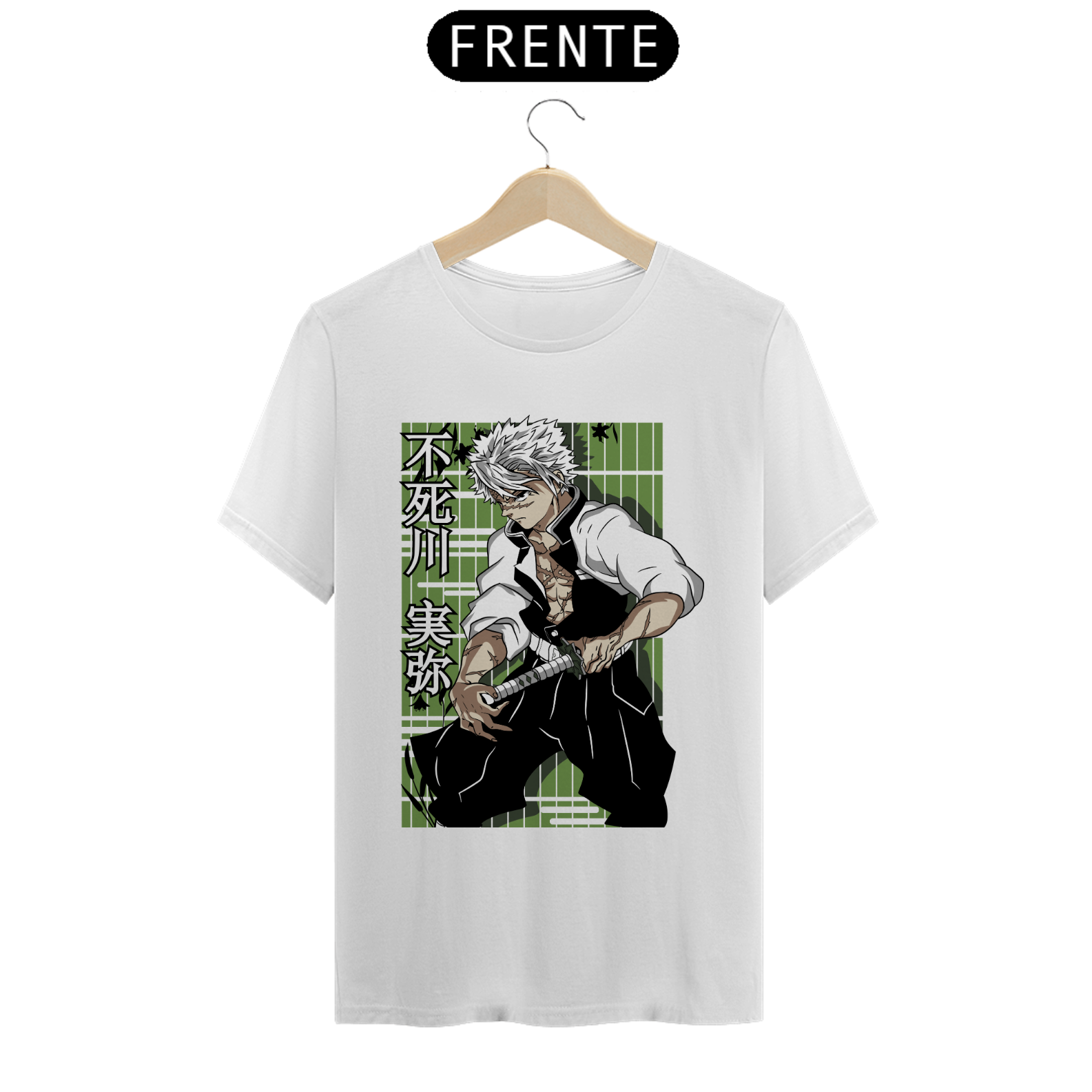 Nome do produto: Camiseta Unissex: Sanemi Shinazugawa