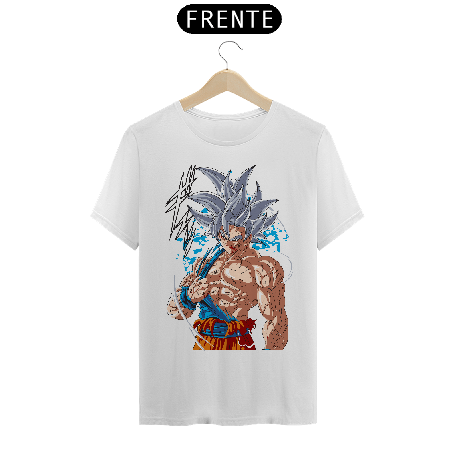 Nome do produto: Camiseta Unissex: Goku Ultra Instinto