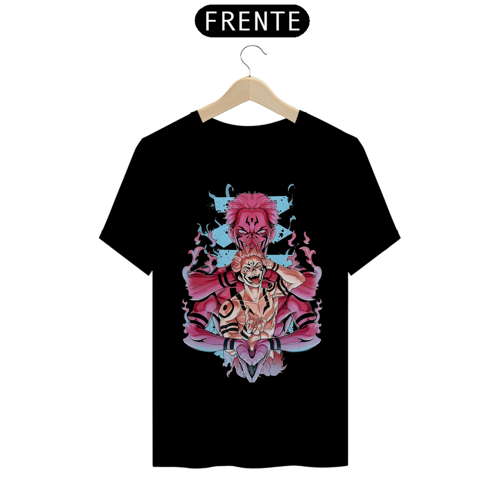 Nome do produto: Camiseta Unissex: Ryomen Sukuna