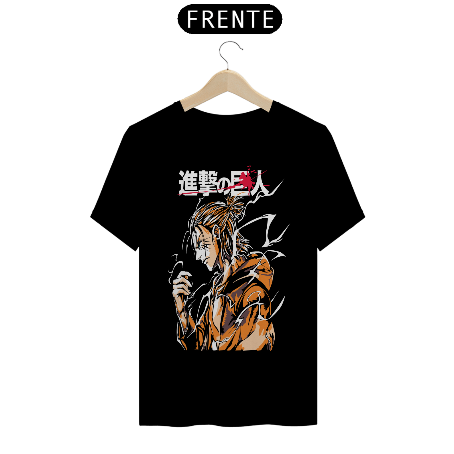 Nome do produto: Camiseta Unissex: Eren Yeager