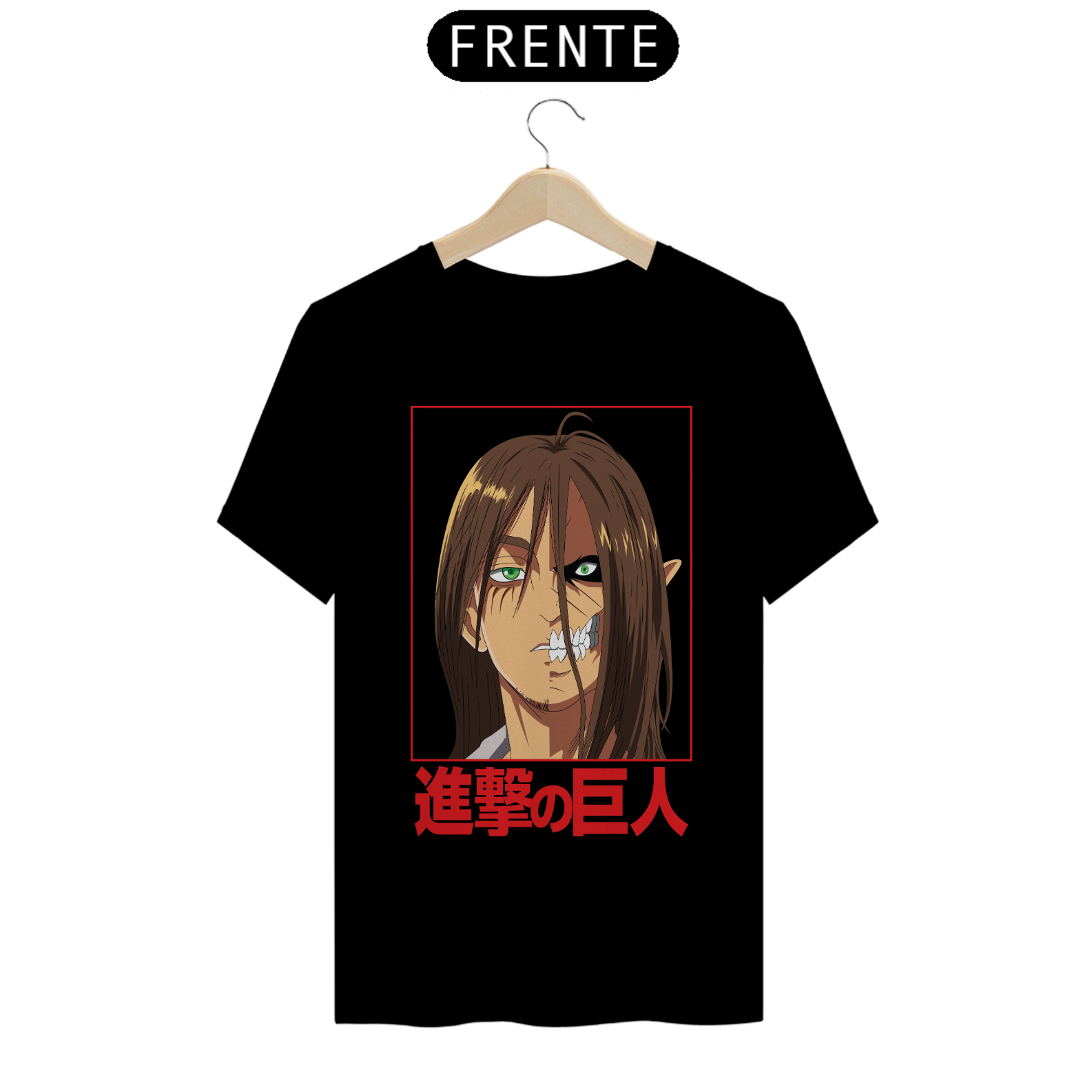 Nome do produto: Camiseta Unissex: Eren Yeager