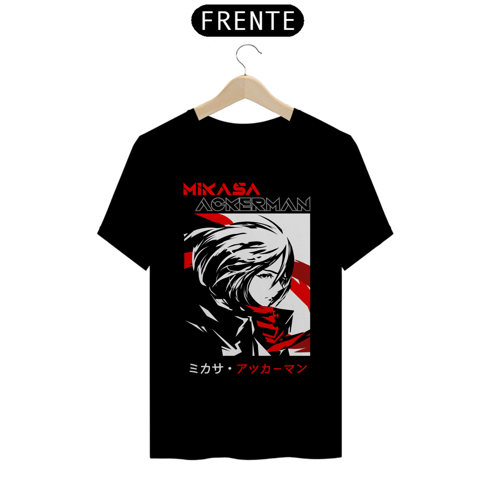 Nome do produto: Camiseta Unissex: Mikasa
